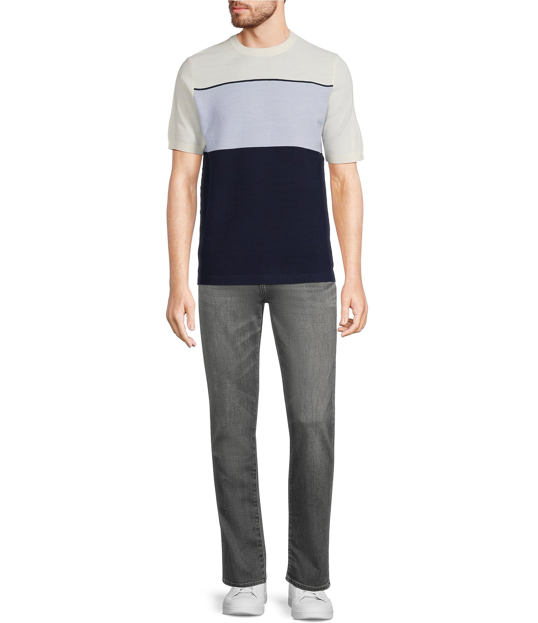 Murano Textured Snit Short Sleeve T-Shirt
