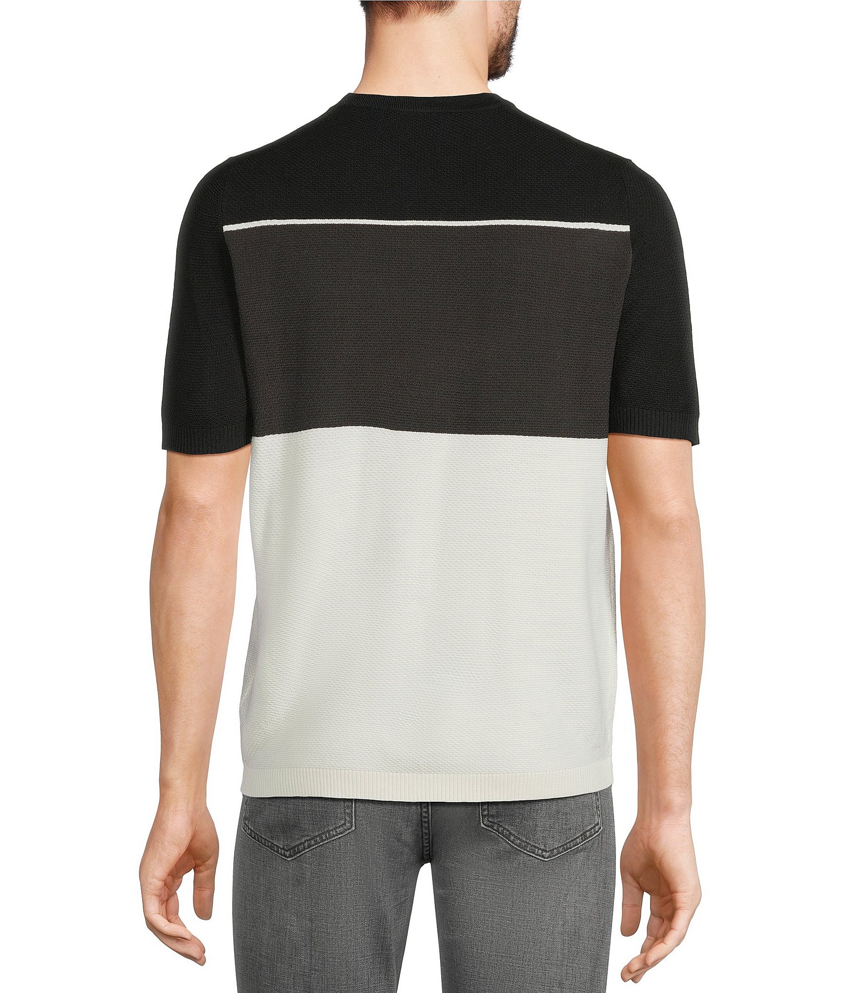 Murano Textured Snit Short Sleeve T-Shirt