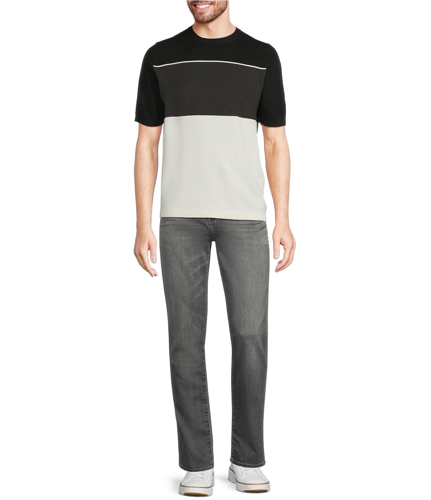 Murano Textured Snit Short Sleeve T-Shirt