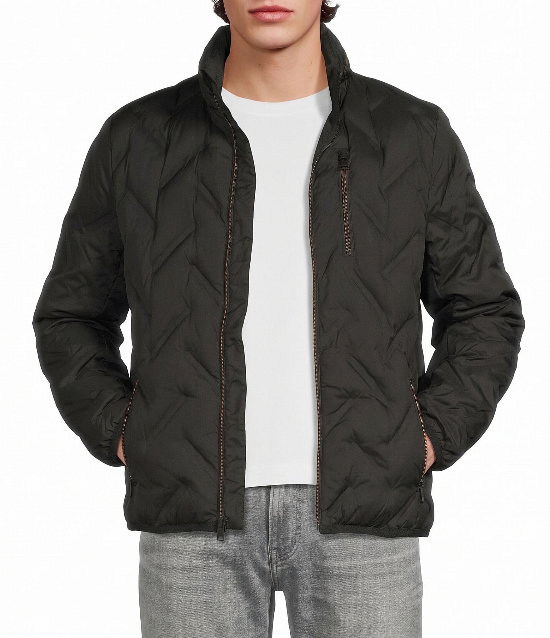 Murano The Altitude Quilted Zip Up Jacket