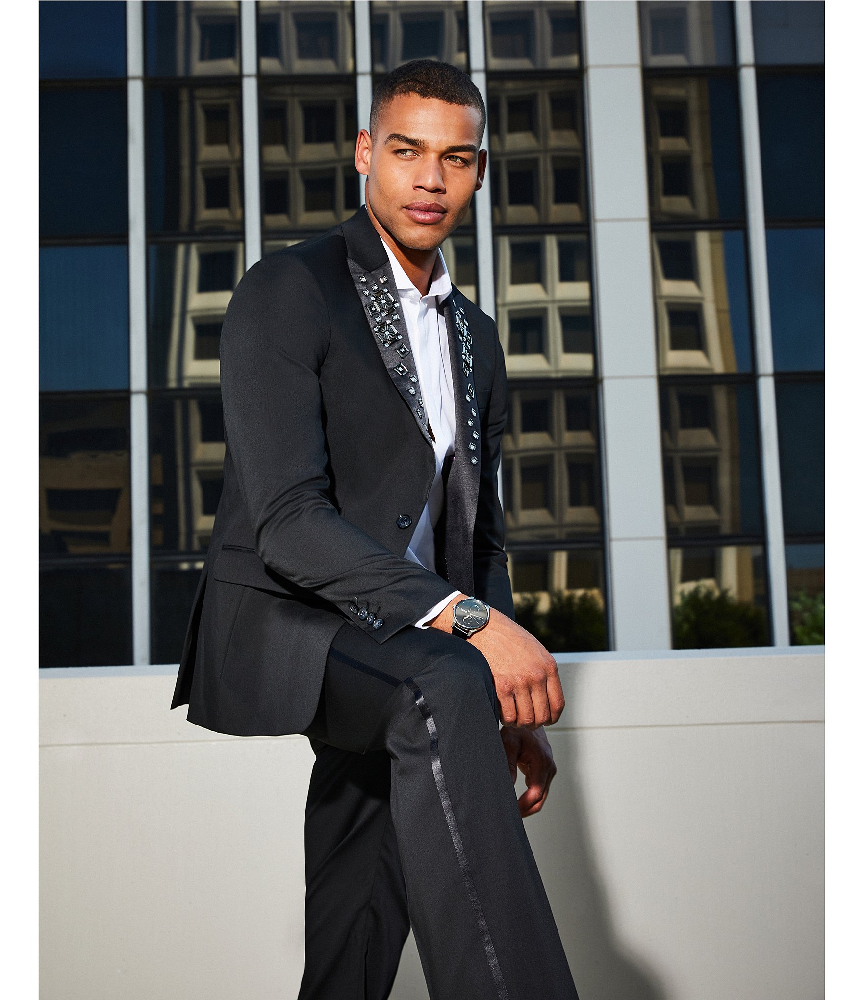 Murano The Holiday Edit Collection Alex Slim Fit Suit Separates Tux Pants