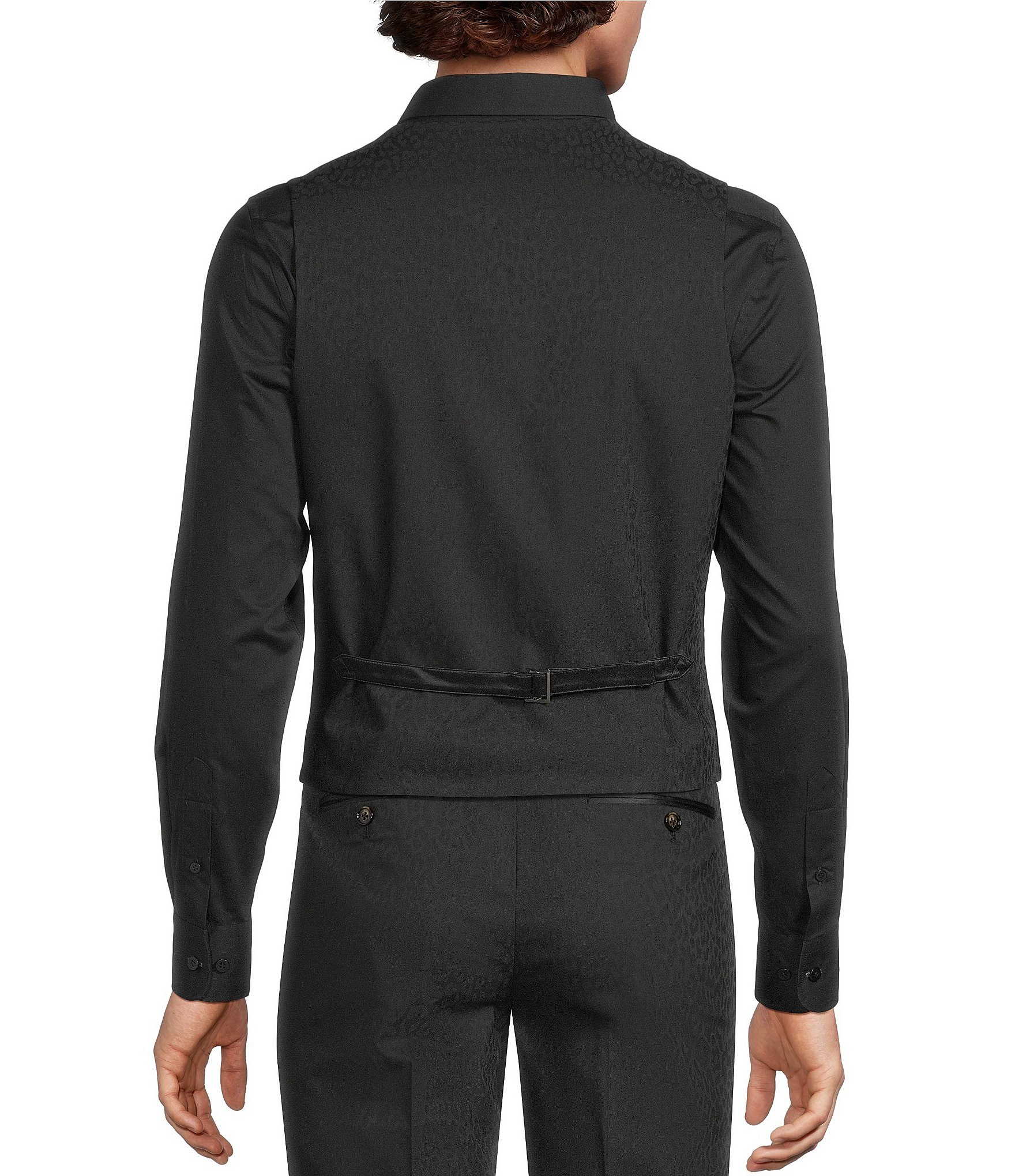 Murano The Holiday Edit Collection Leopard Print Tux Suit Separates Vest