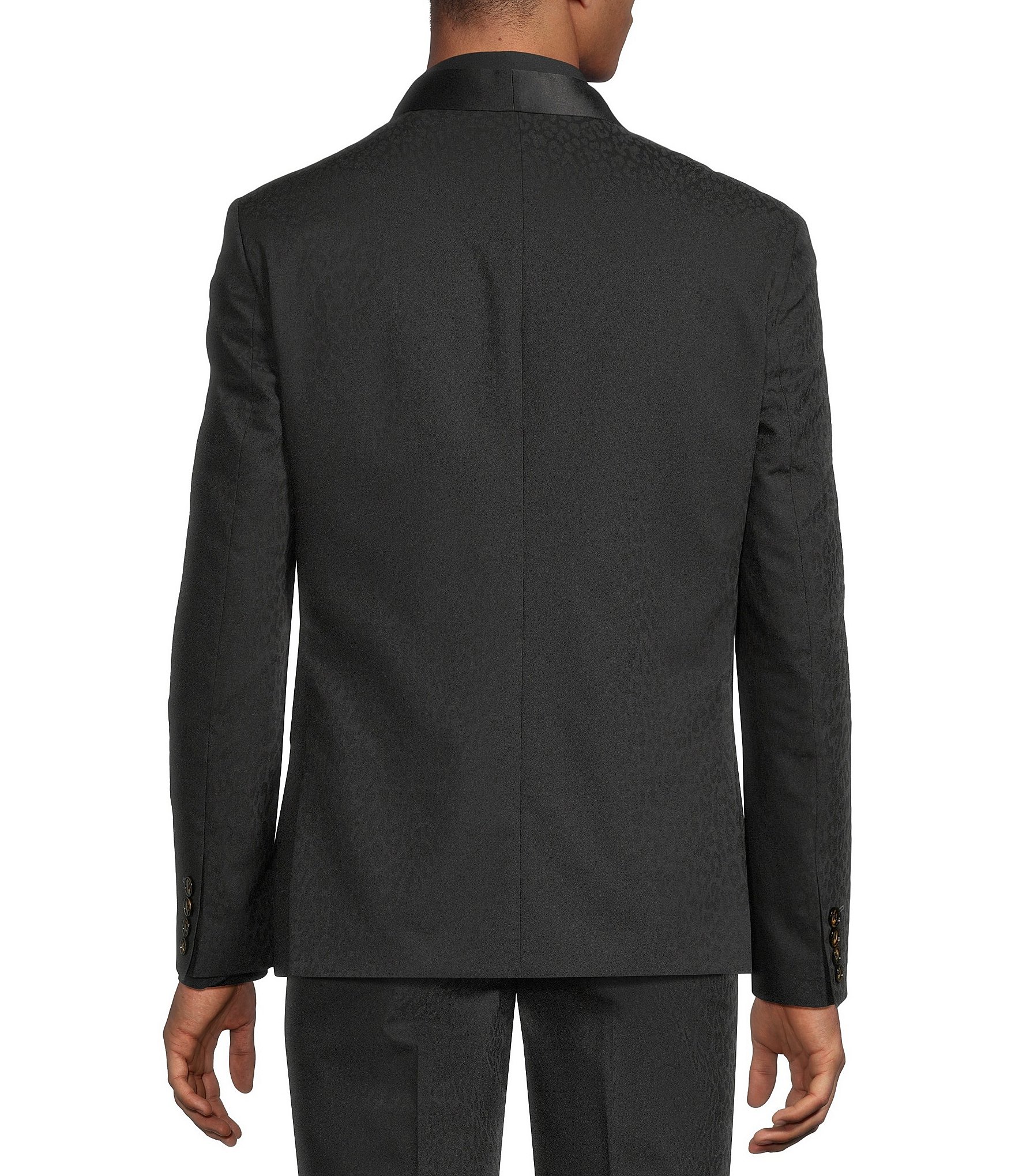 Murano The Holiday Edit Collection Slim Fit Leopard Print Suit Separates Jacket