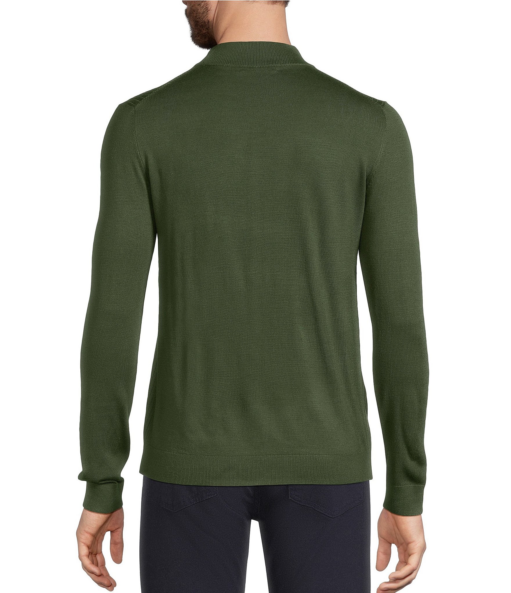 Murano The Legend Collection Ribbed Mock Neck Sweater