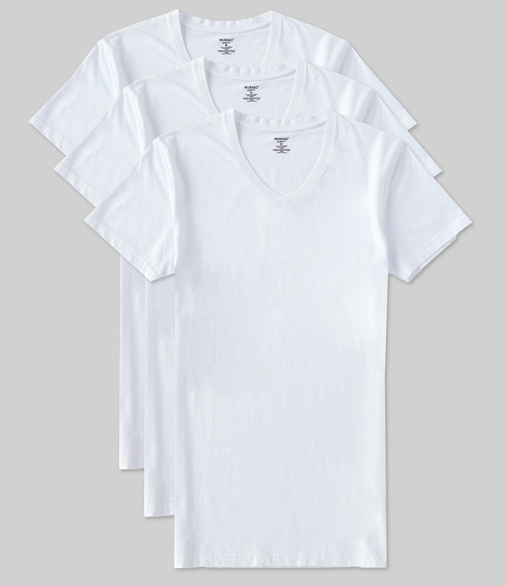Murano V-Neck Slim Fit T-Shirts 3-Pack | Dillard's