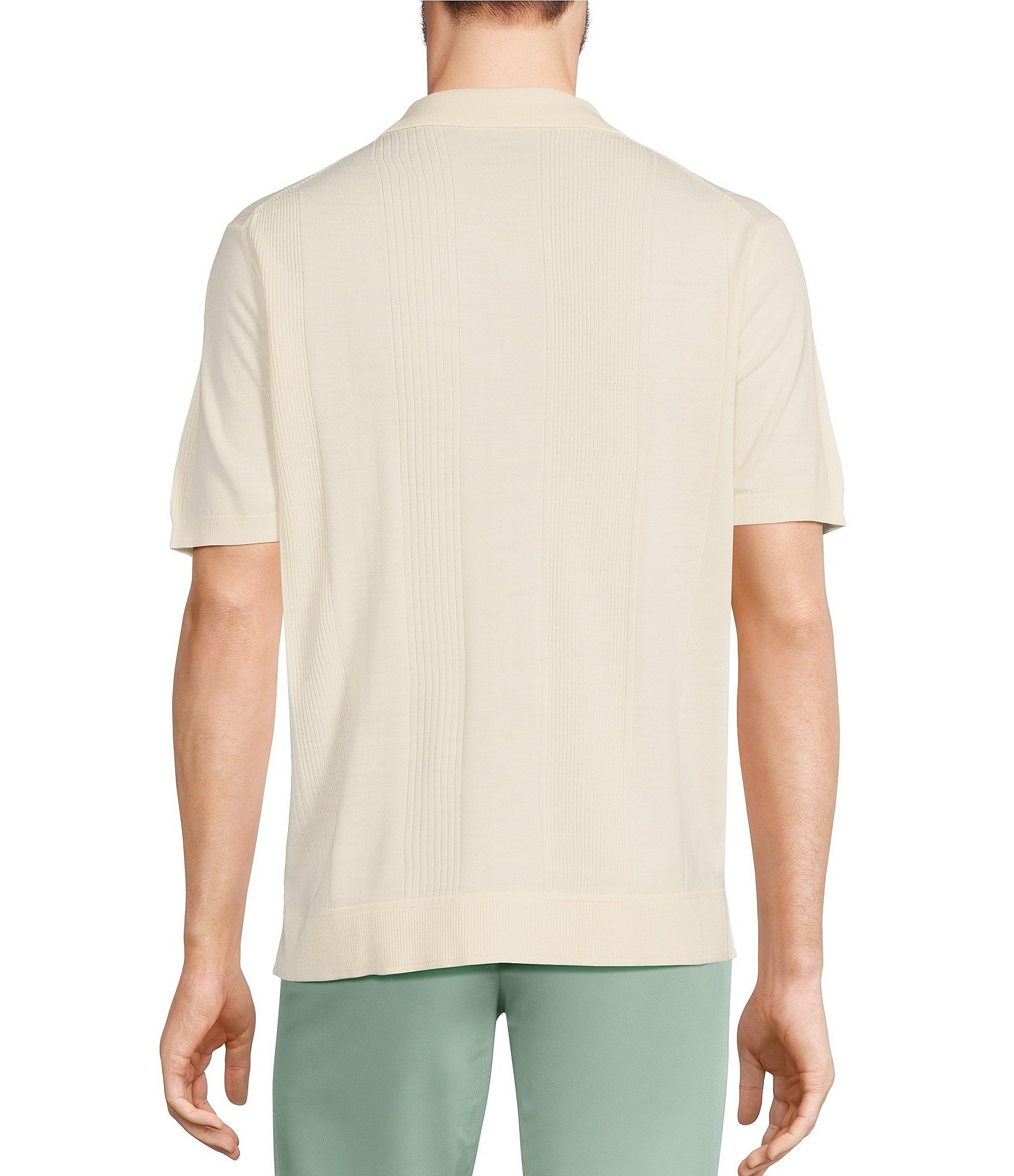 Murano Verdant Vibes Collection Textured Short Sleeve Sweater