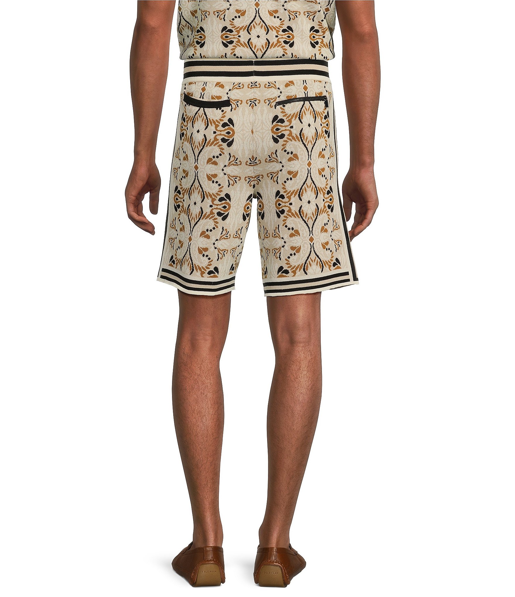 MLVINCE/ jacquard paisley shorts メンズ