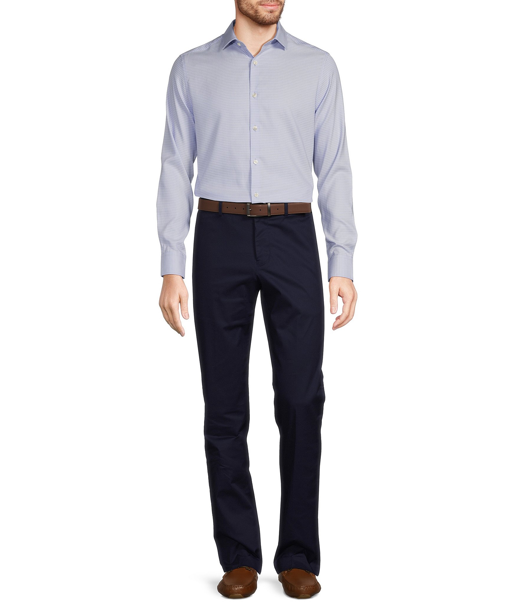 Murano Wardrobe Essentials Alex Slim Fit Flat Front Chino Pants