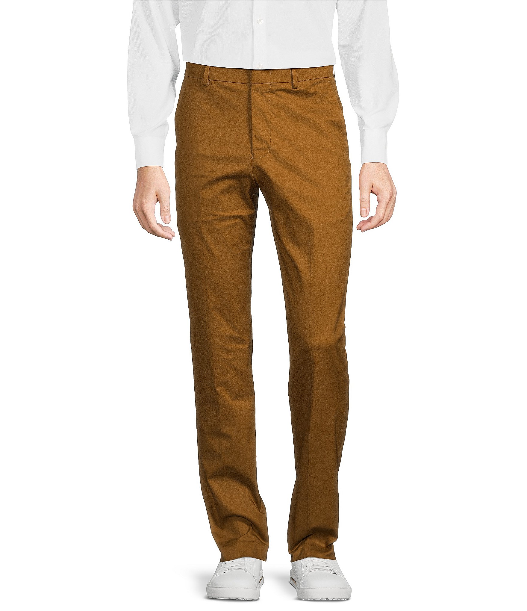 Murano Wardrobe Essentials Alex Slim Fit Flat Front Washed Stretch Chino  Pants | Dillard's