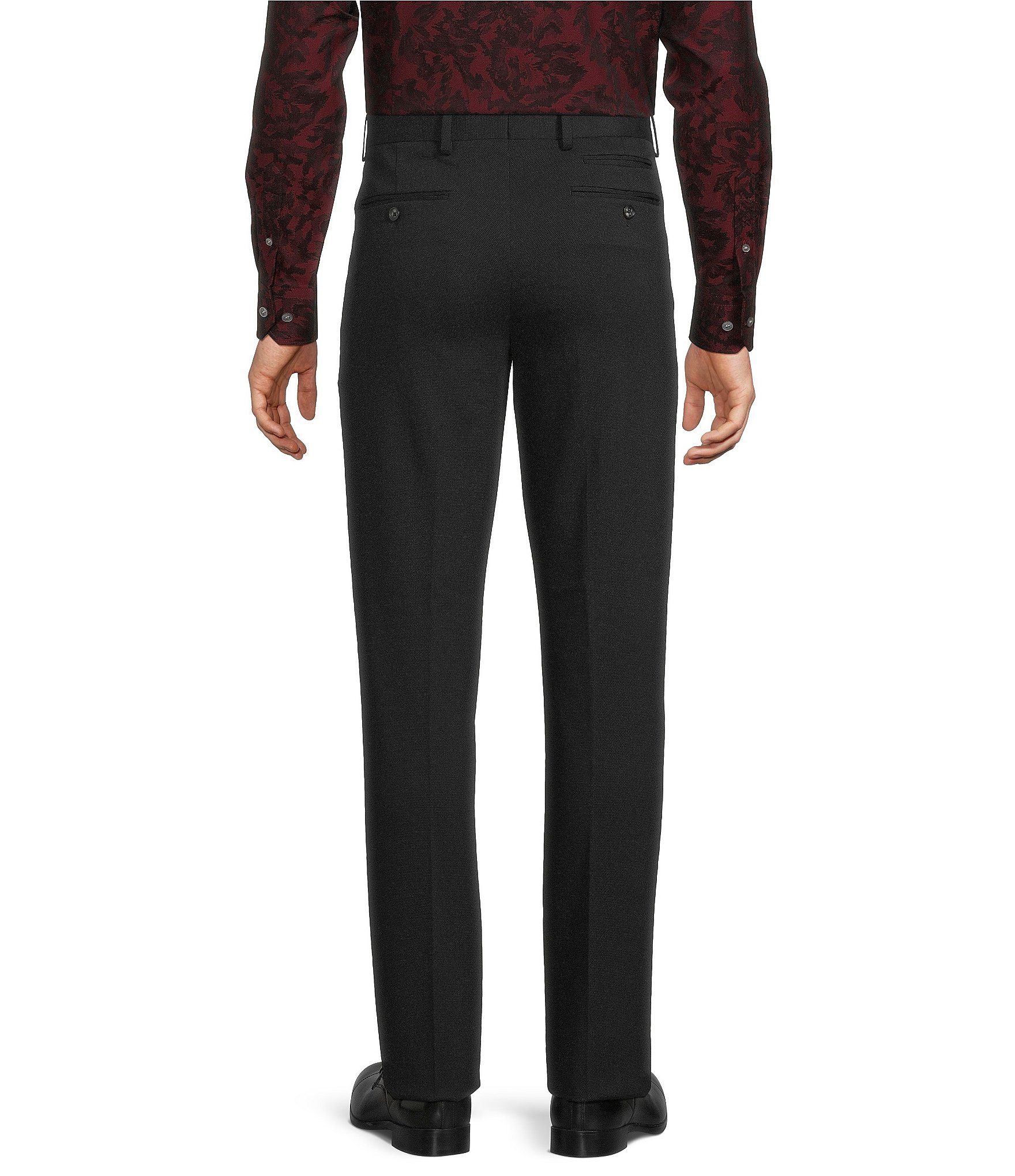 Murano Wardrobe Essentials Coordinating Alex Slim Fit Knit Suit Separates Dress Pants