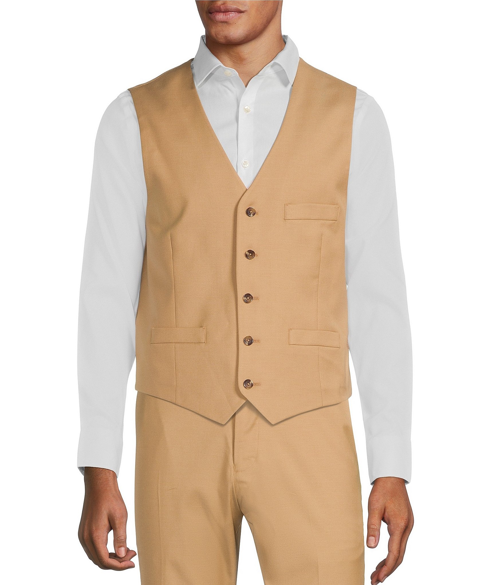 ALEX MILL Suitish linen TENCEL and cottonblend twill vest  NETAPORTER