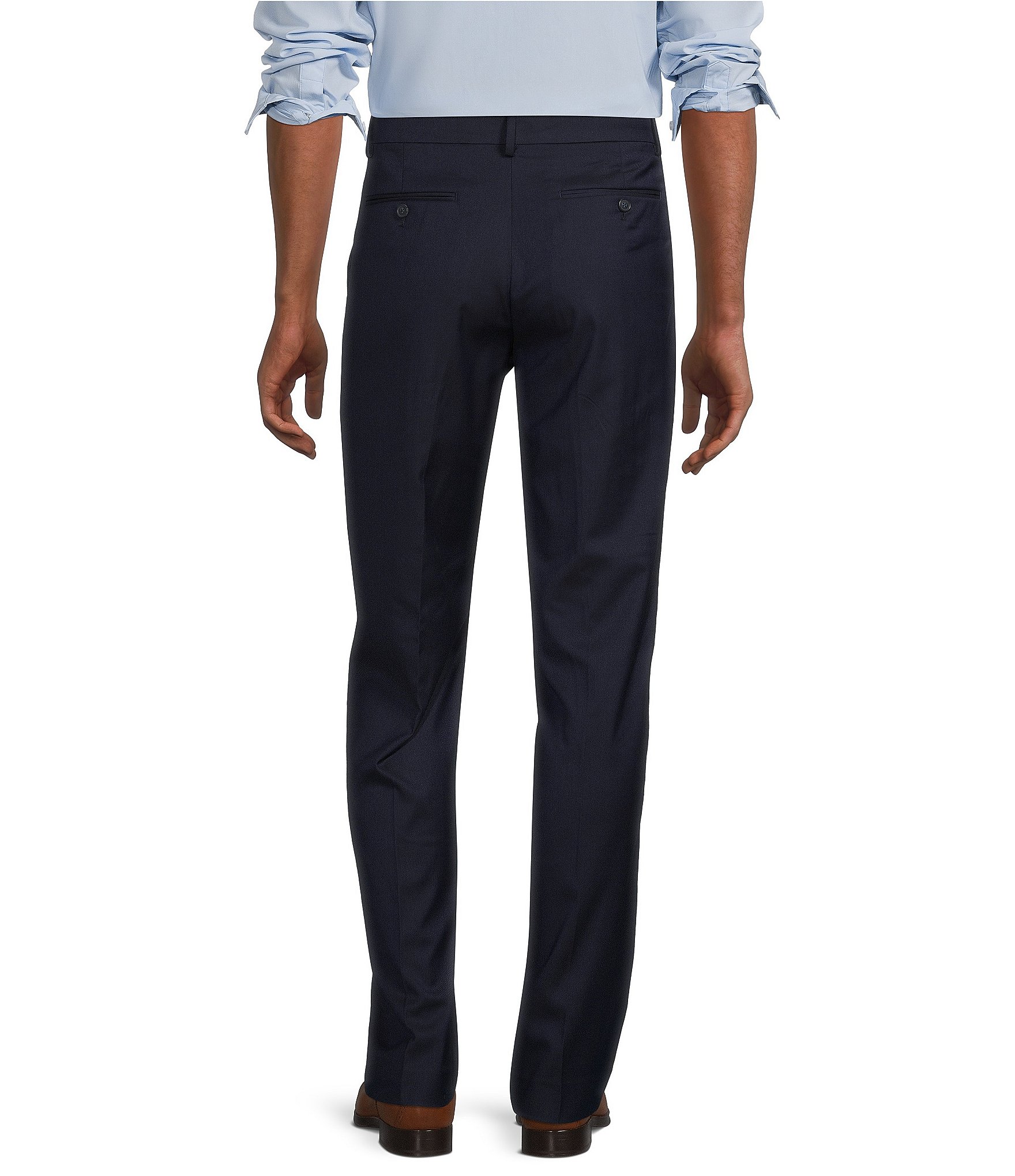 Murano Wardrobe Essentials Zac Classic-Fit Suit Separates Flat-Front Dress Pants