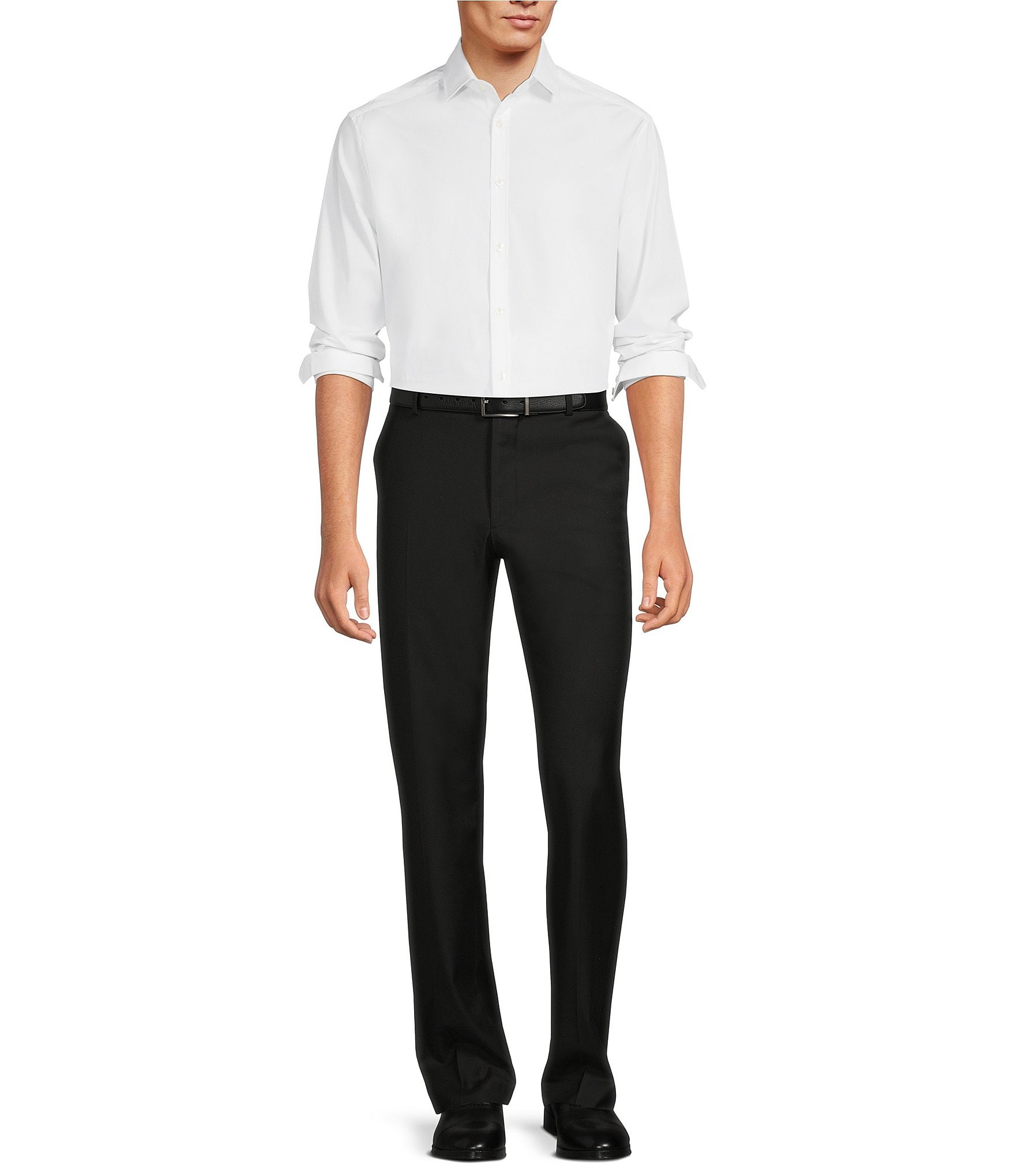 Murano Wardrobe Essentials Zac Classic-Fit Suit Separates Flat-Front Dress Pants