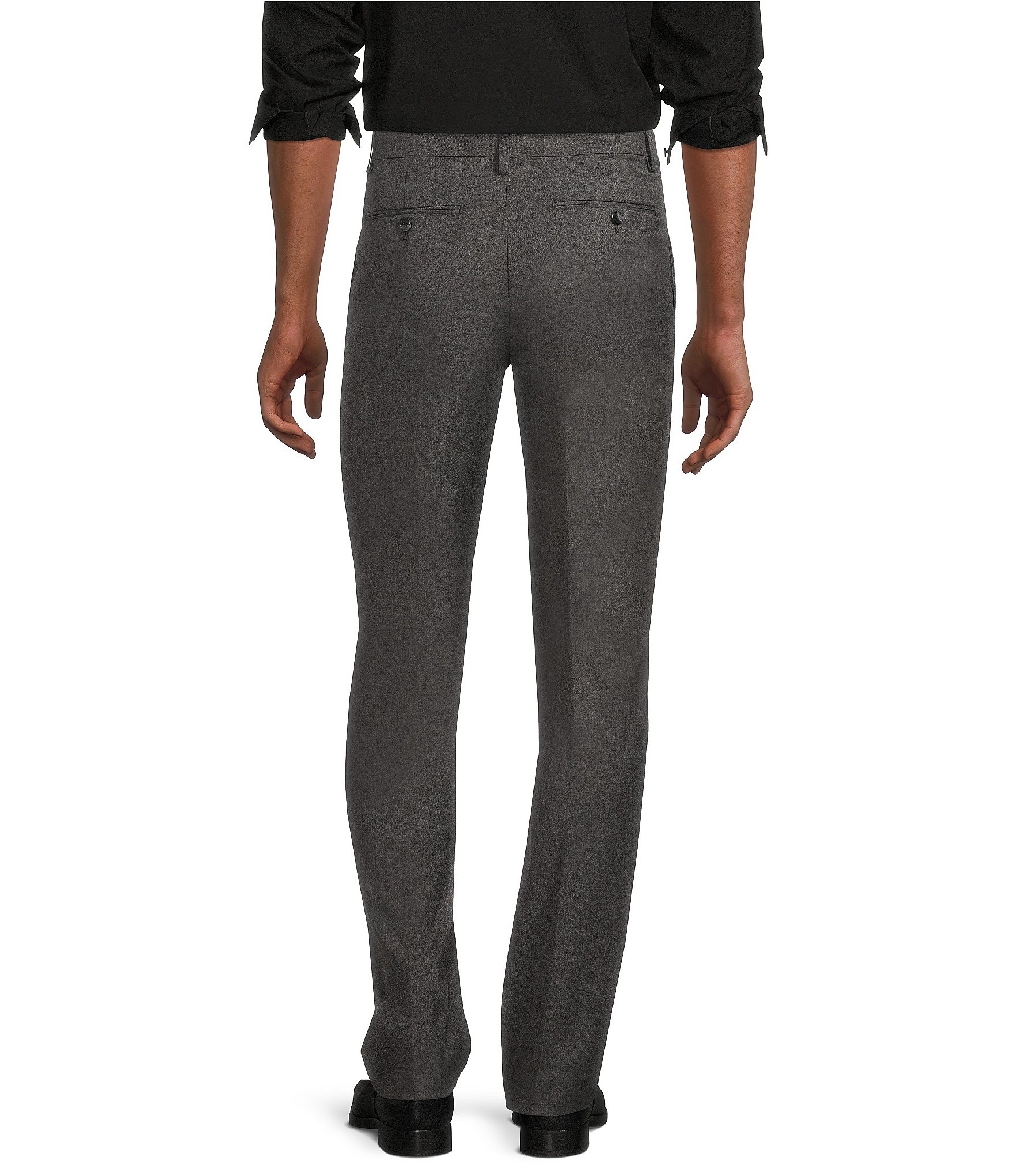 Murano Wardrobe Essentials Zac Classic-Fit Suit Separates Flat-Front Dress Pants