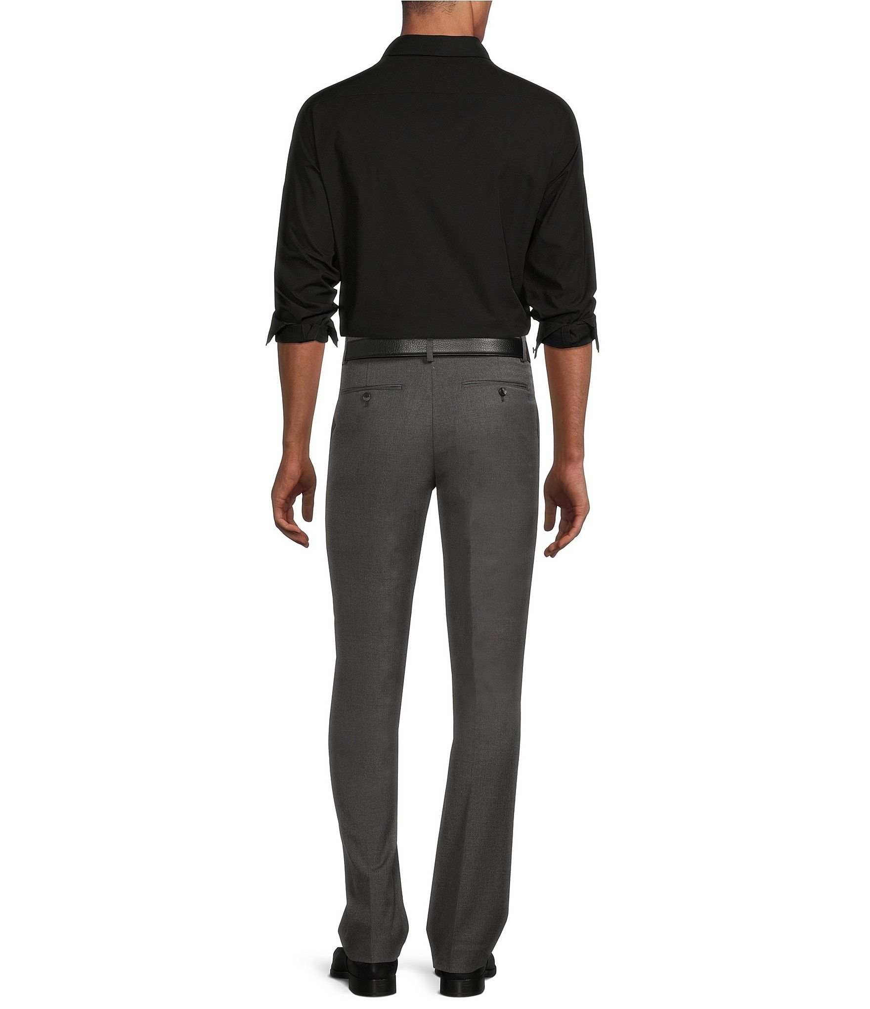 Murano Wardrobe Essentials Zac Classic-Fit Suit Separates Flat-Front Dress Pants