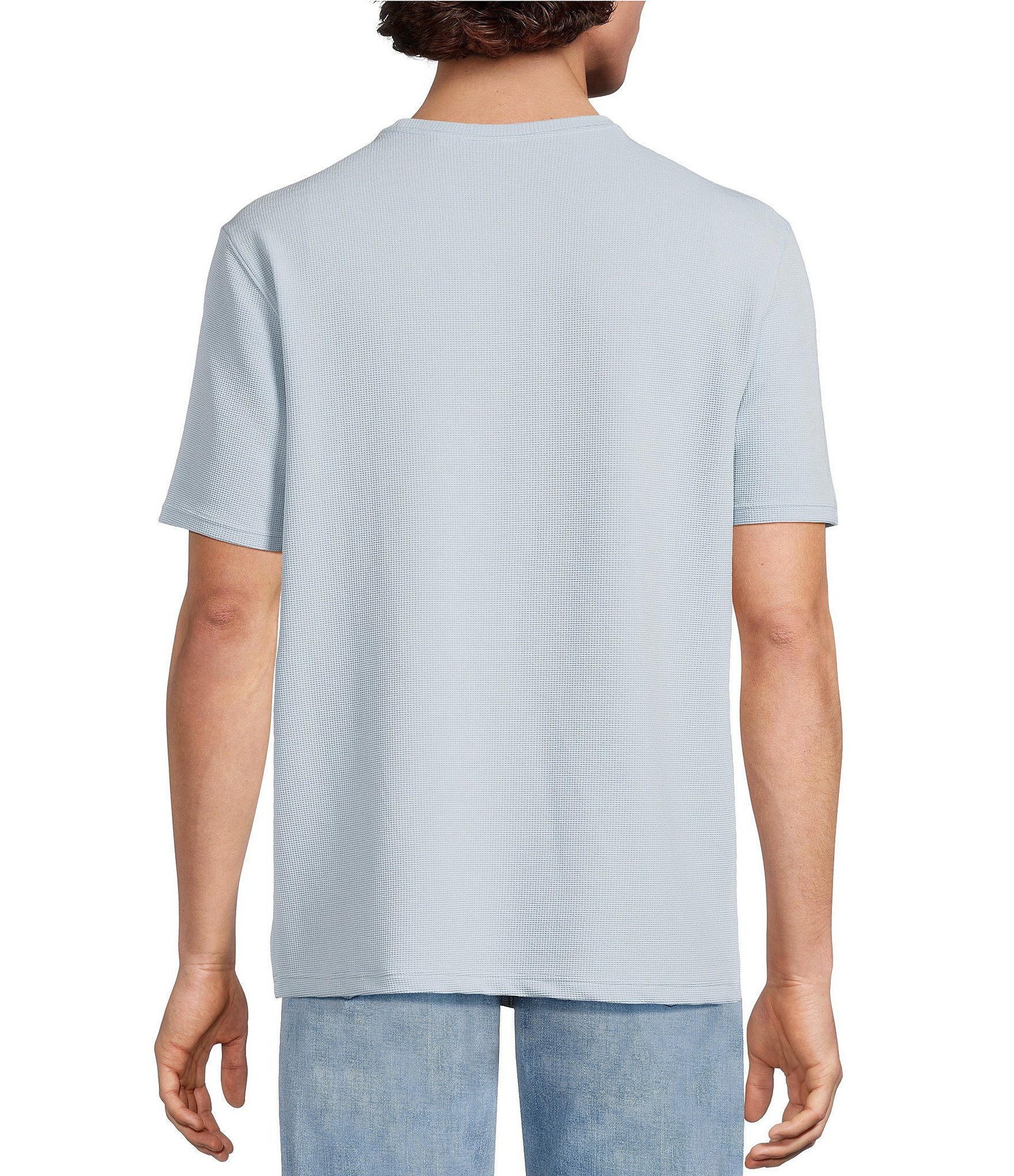 Murano Weekend Edit Short Sleeve Waffle Crew