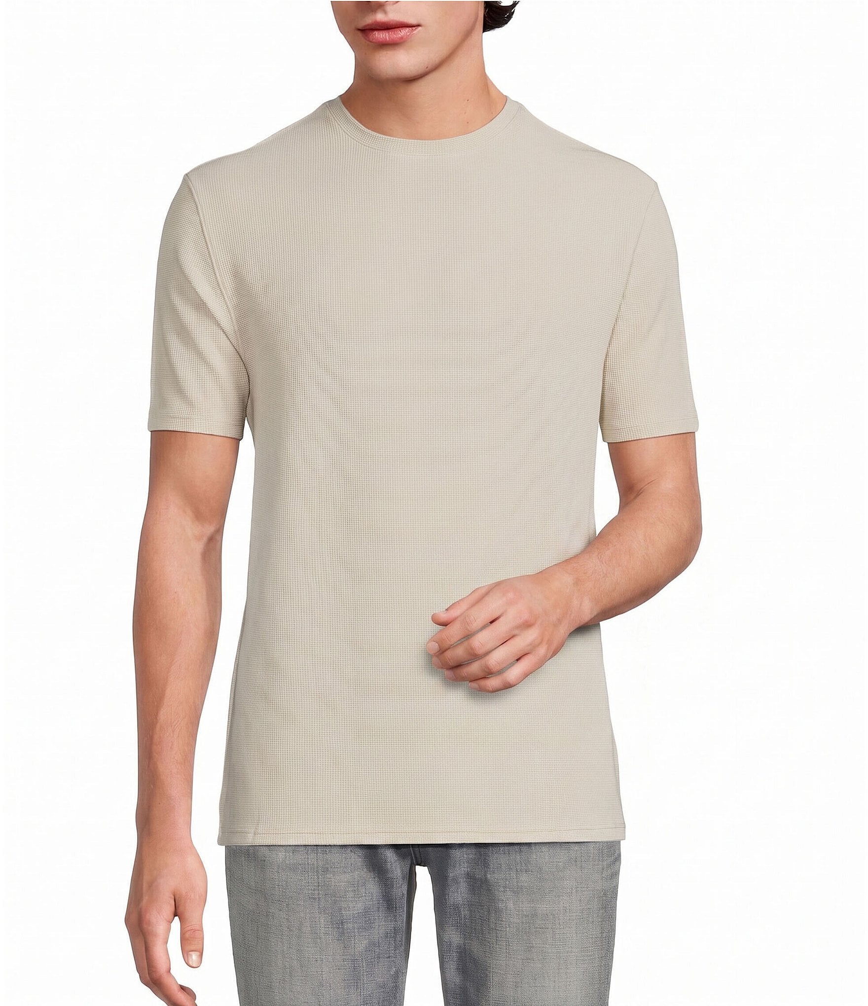 Murano Weekend Edit Short Sleeve Waffle Crew