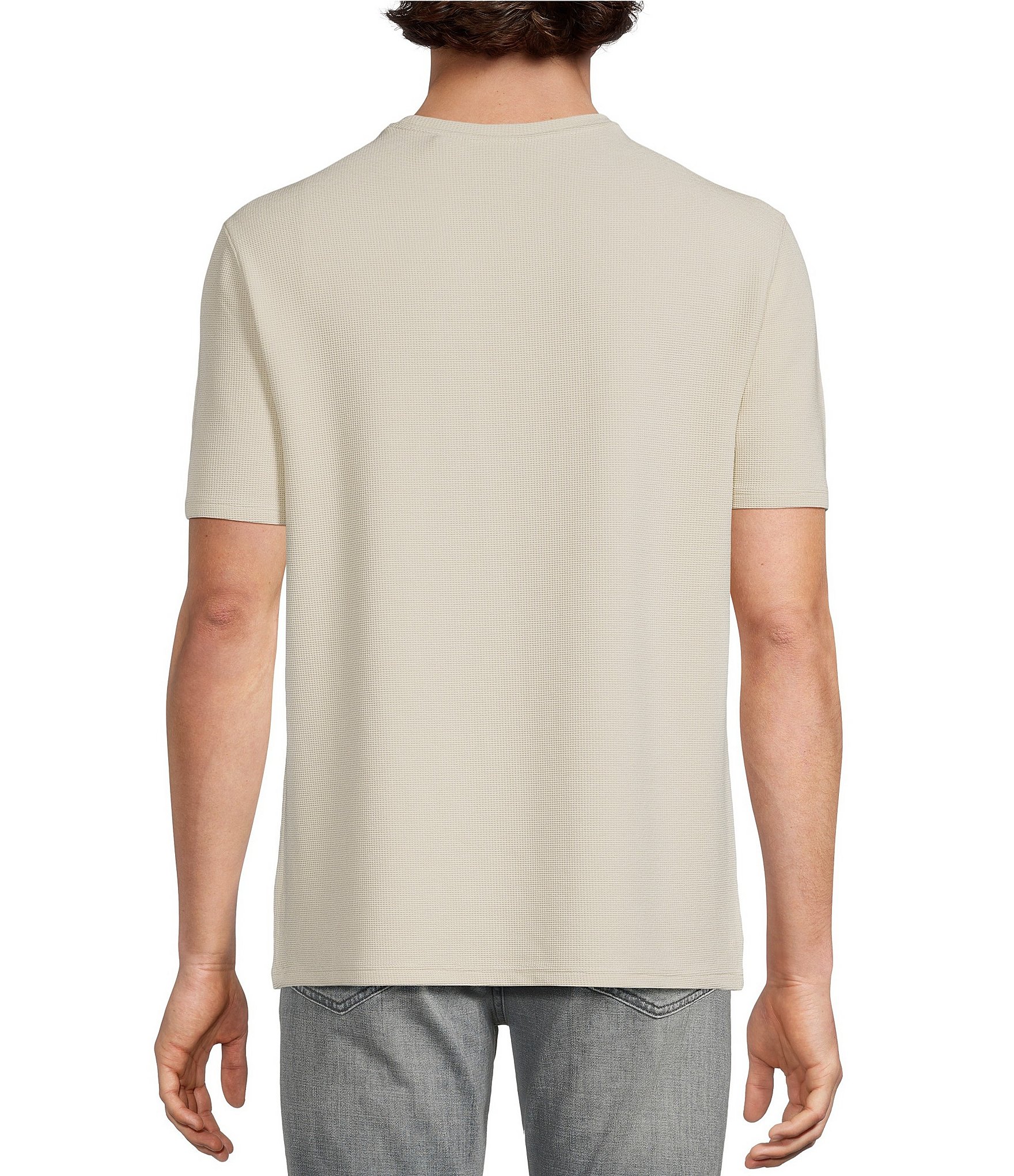 Murano Weekend Edit Short Sleeve Waffle Crew