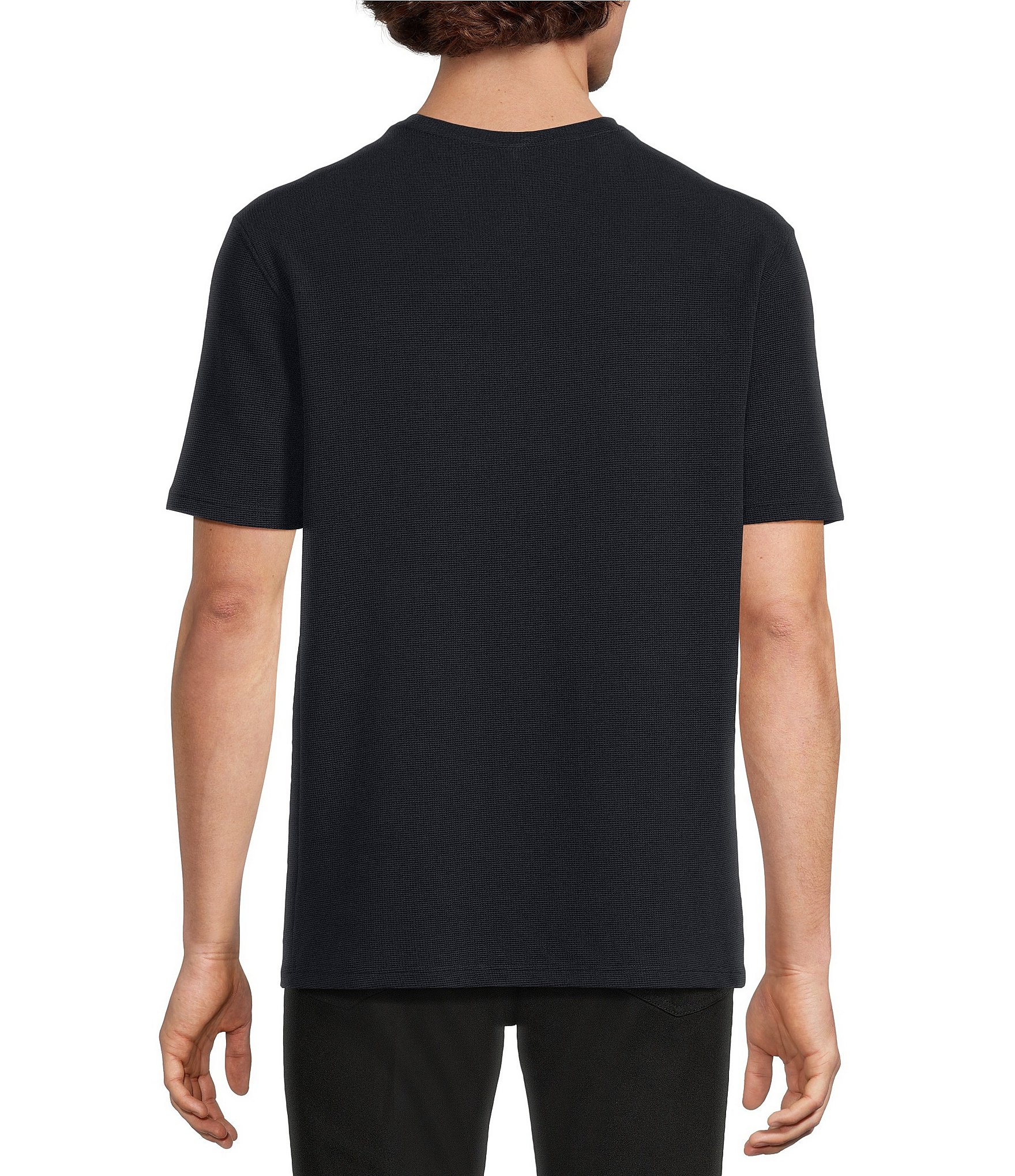 Murano Weekend Edit Short Sleeve Waffle Crew
