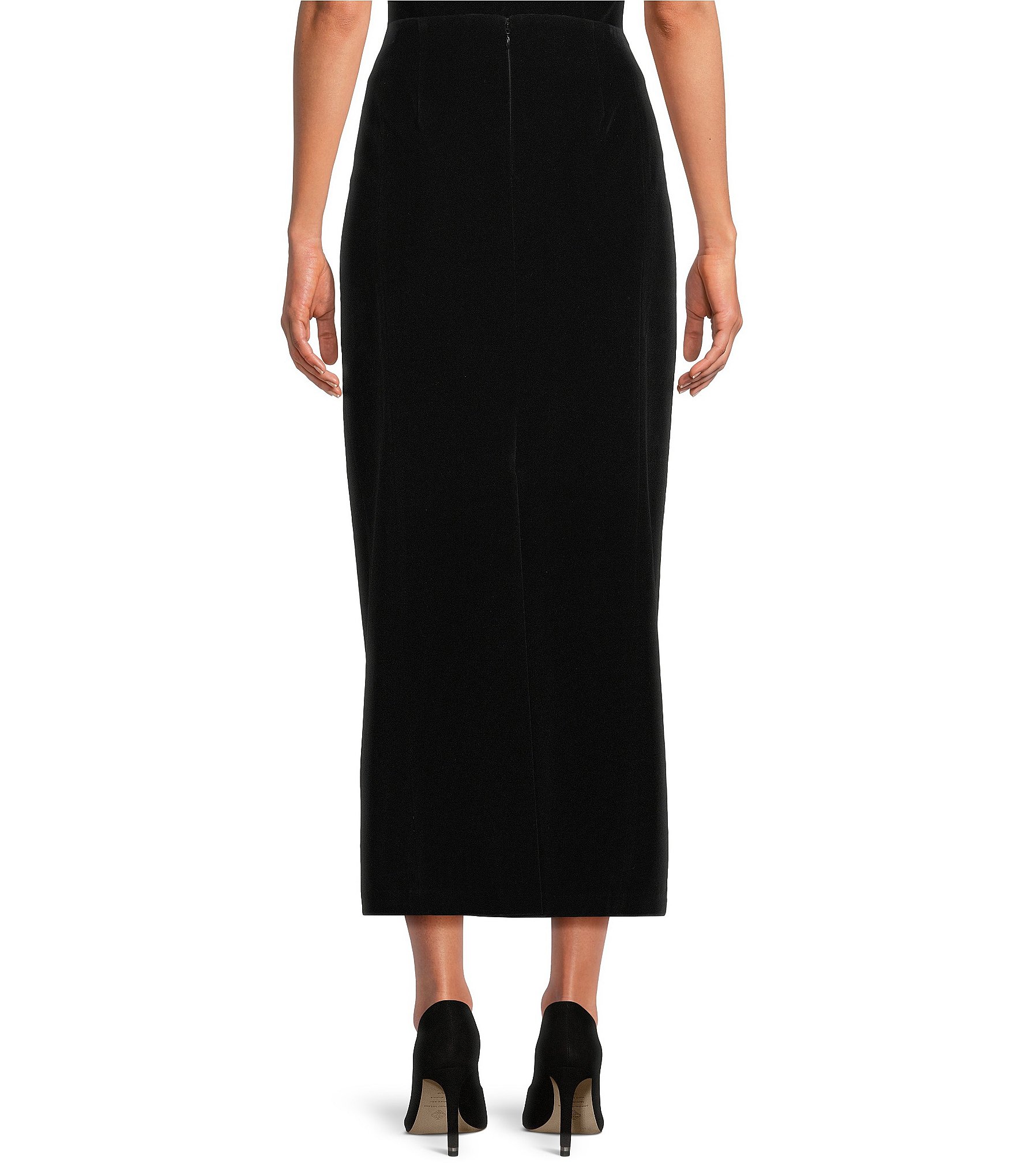 Muse by Marchesa Arden Velvet Maxi Skirt