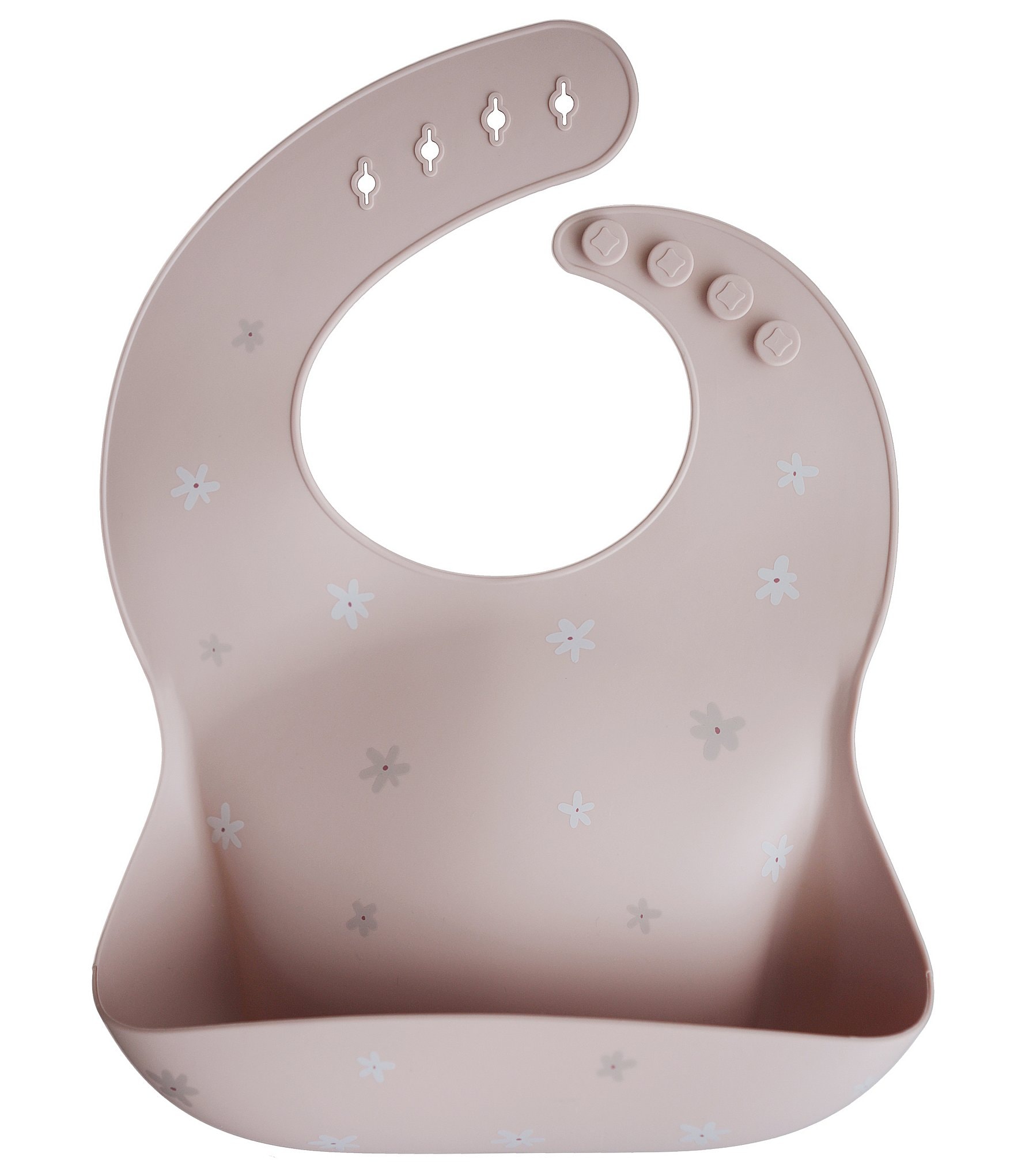 Mushie Silicone Daisy Print Baby Bib