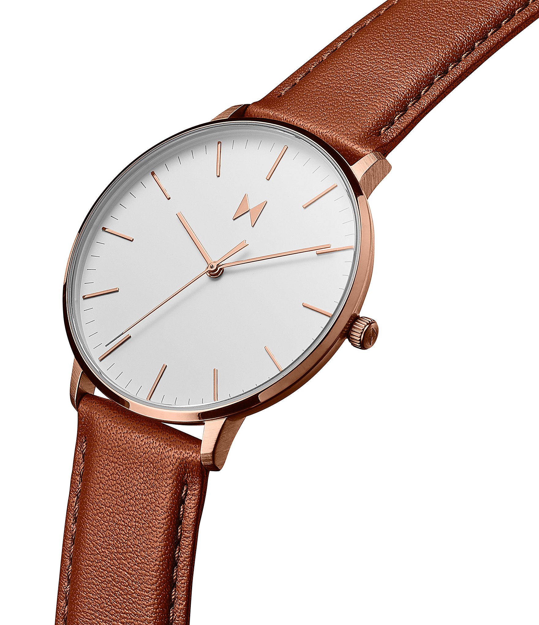 MVMT Legacy Slim Eagle Tan Leather Watch