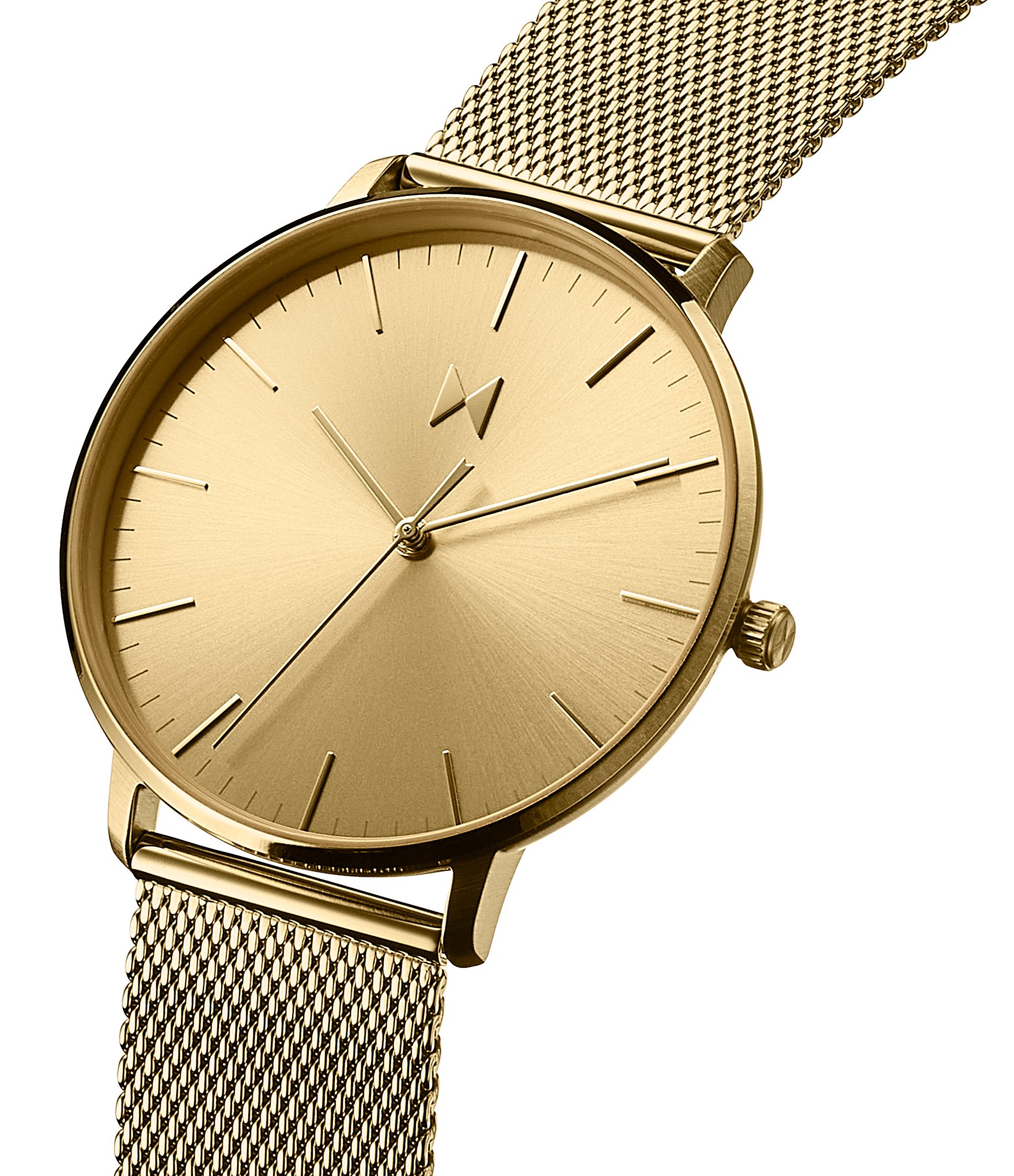 MVMT Men's Legacy Slim Analog Gold Mesh Bracelet Watch