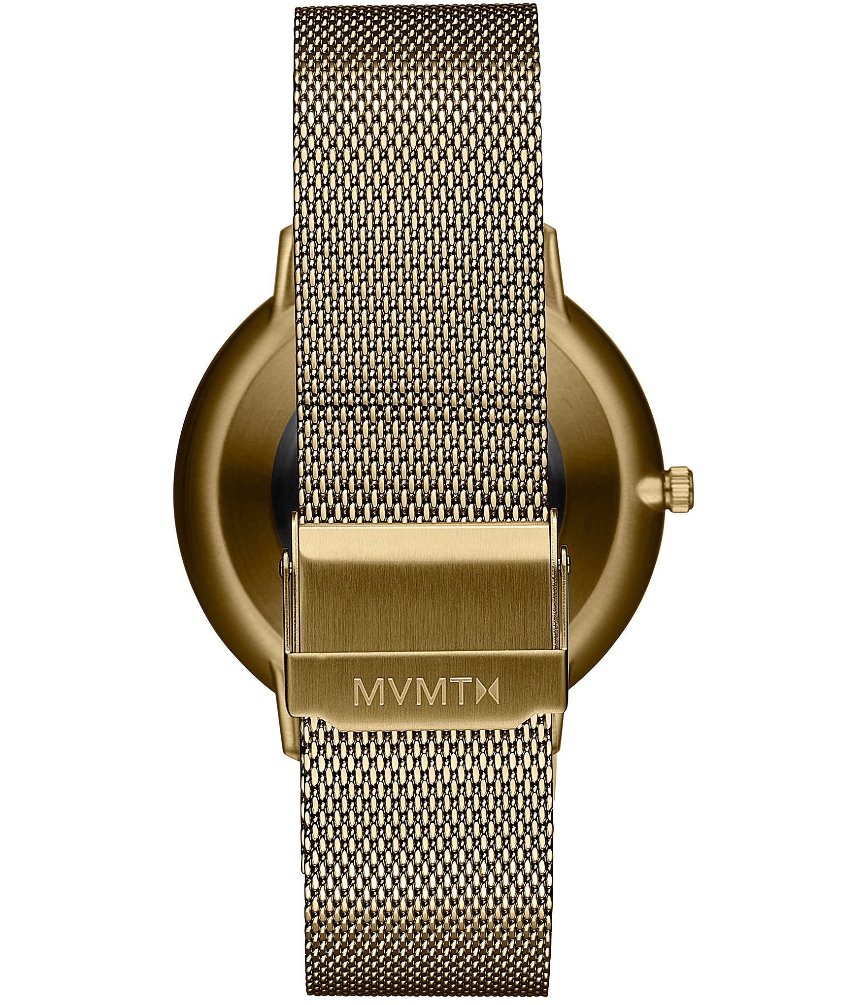 MVMT Men's Legacy Slim Analog Gold Mesh Bracelet Watch