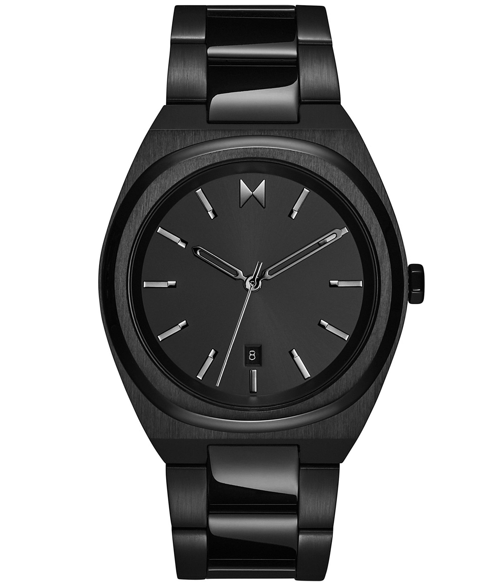 MVMT Men's Odyssey II Ionic Plated Black Steel Bracelet Watch