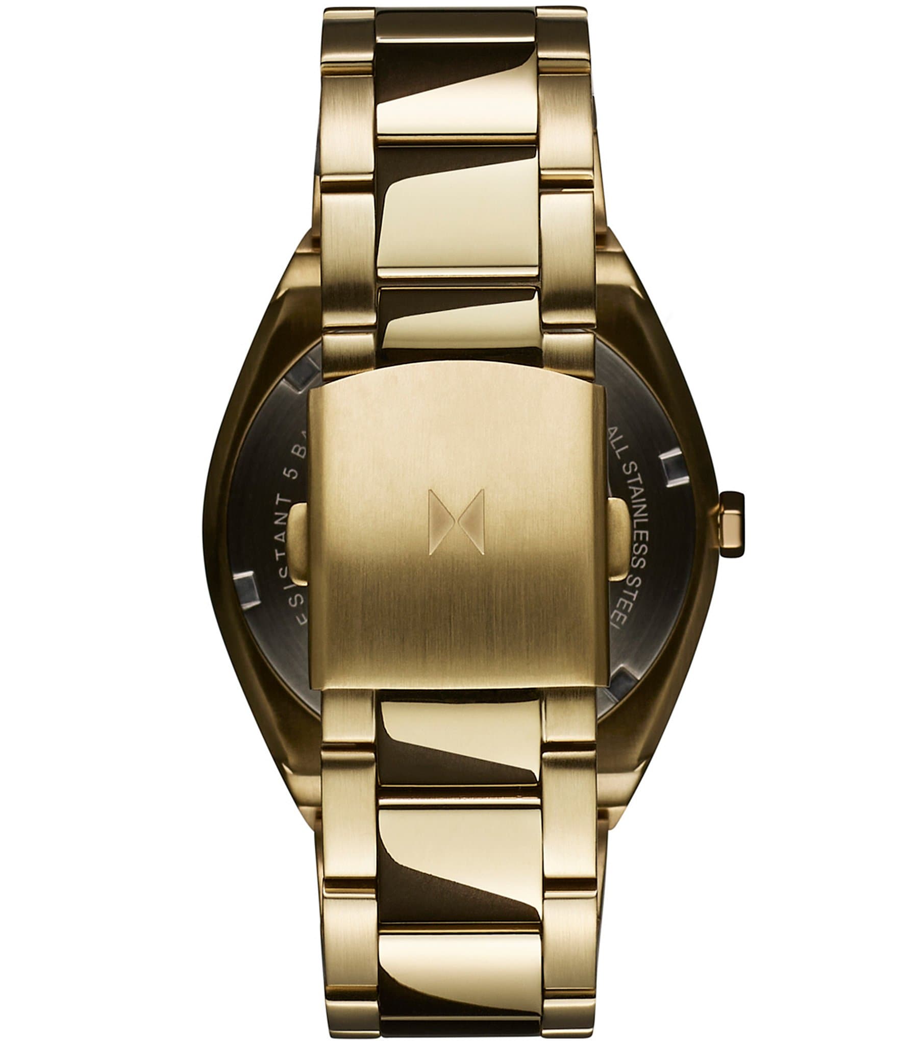 MVMT Men's Odyssey Ionic Plated Light Gold Steel Bracelet Watch