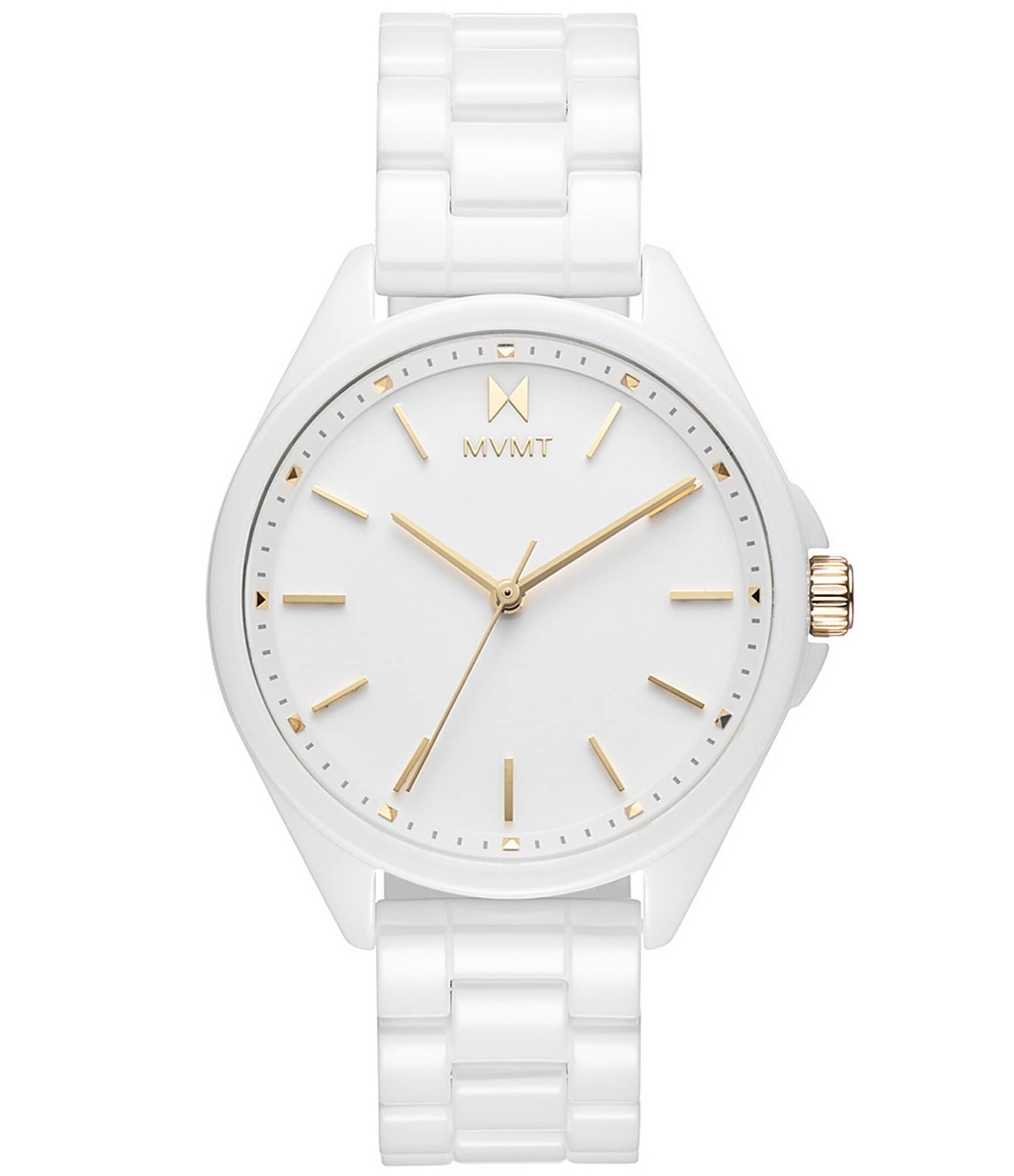 MVMT Women's Coronada White Ceramic Bracelet Watch | Dillard's