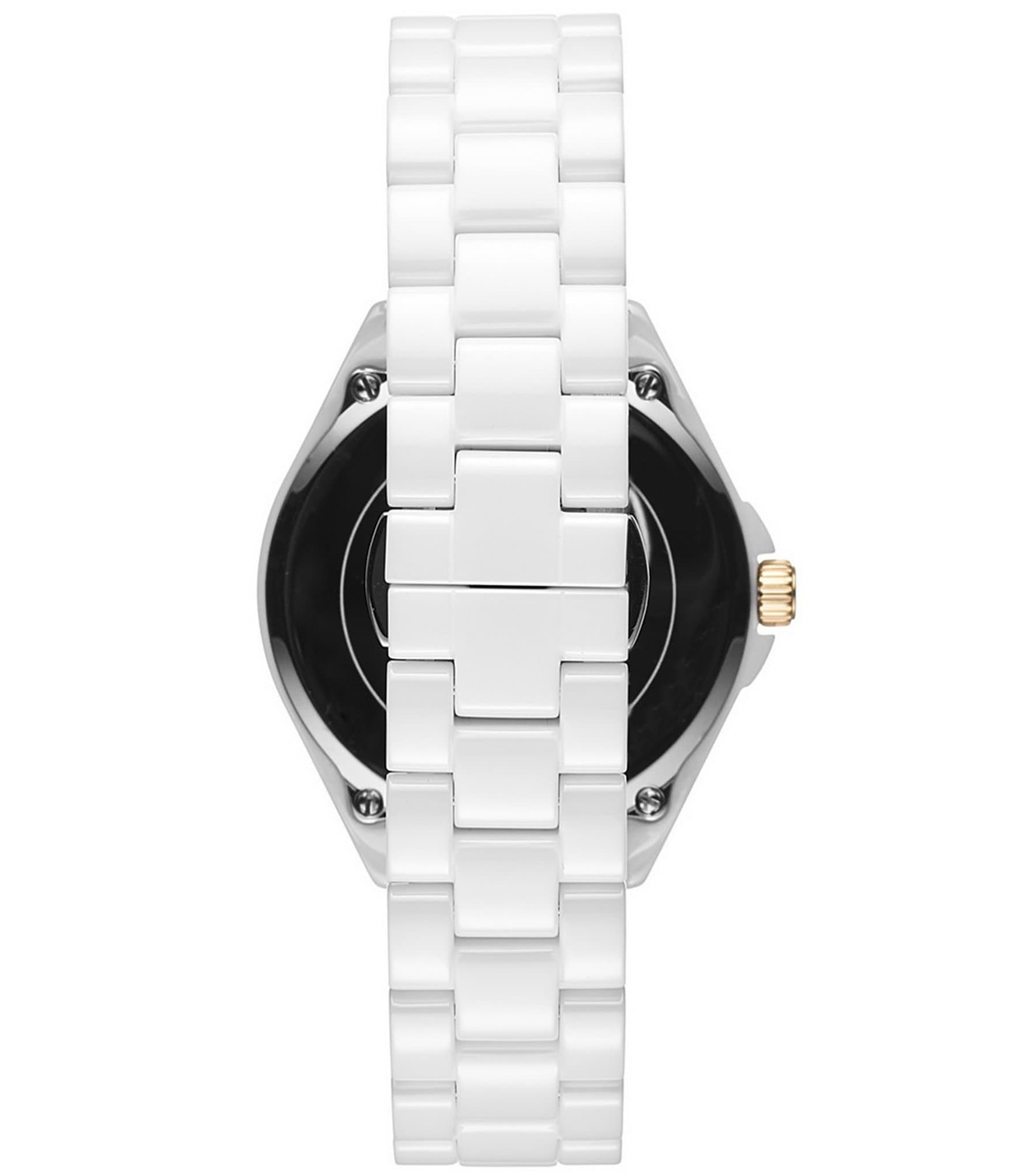 MVMT Women's Coronada White Ceramic Bracelet Watch