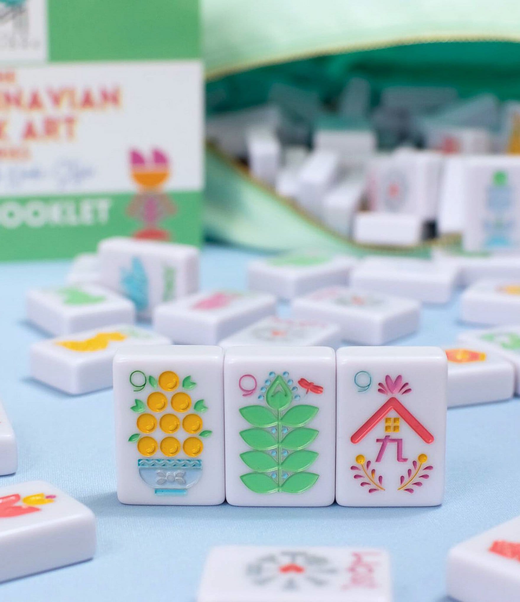 My Fair Mahjong The Scandinavian Folk Art Series Mahjong Tile Set