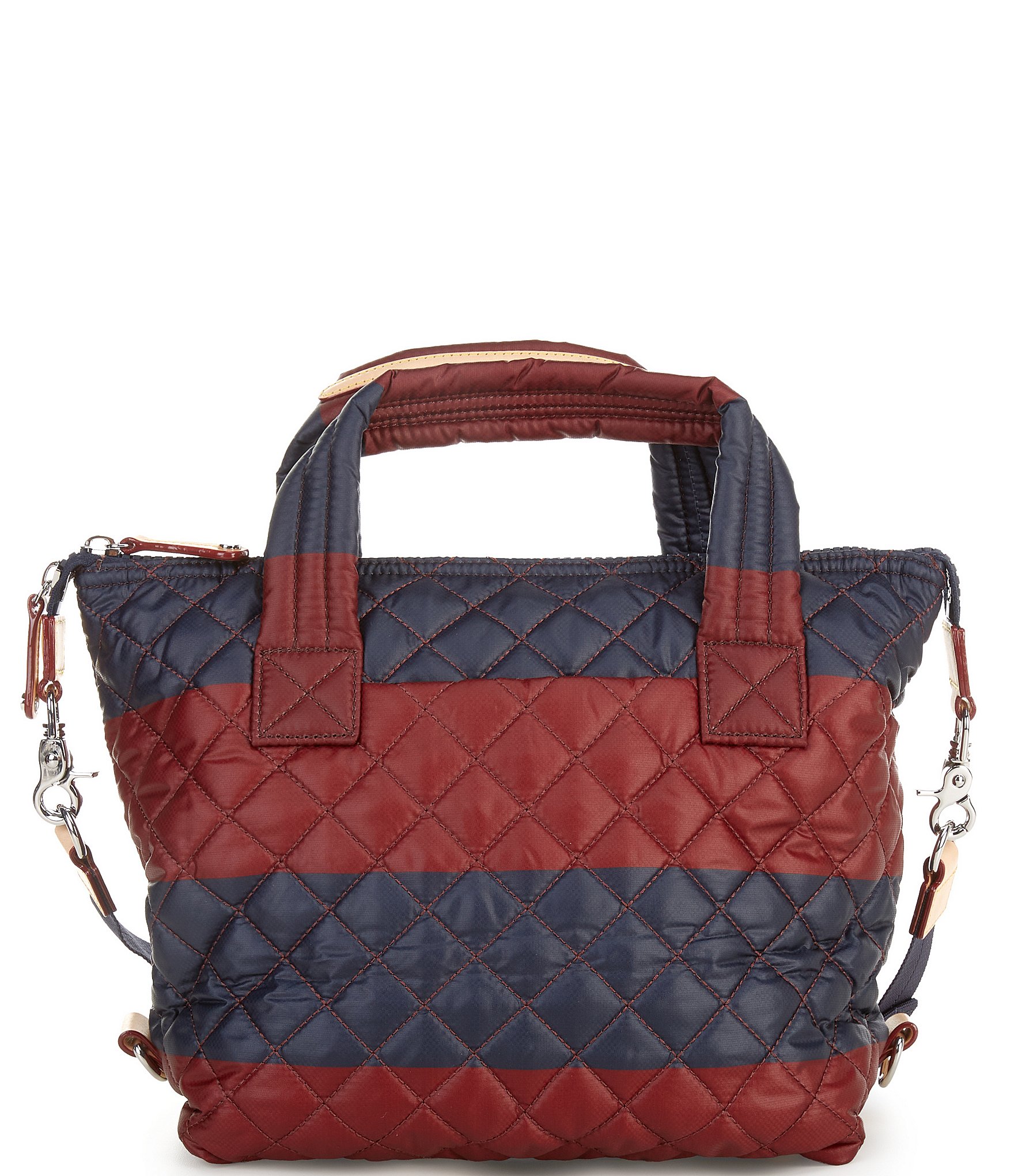 MZ Wallace Rugby Stripe Small Sutton Deluxe Tote Bag