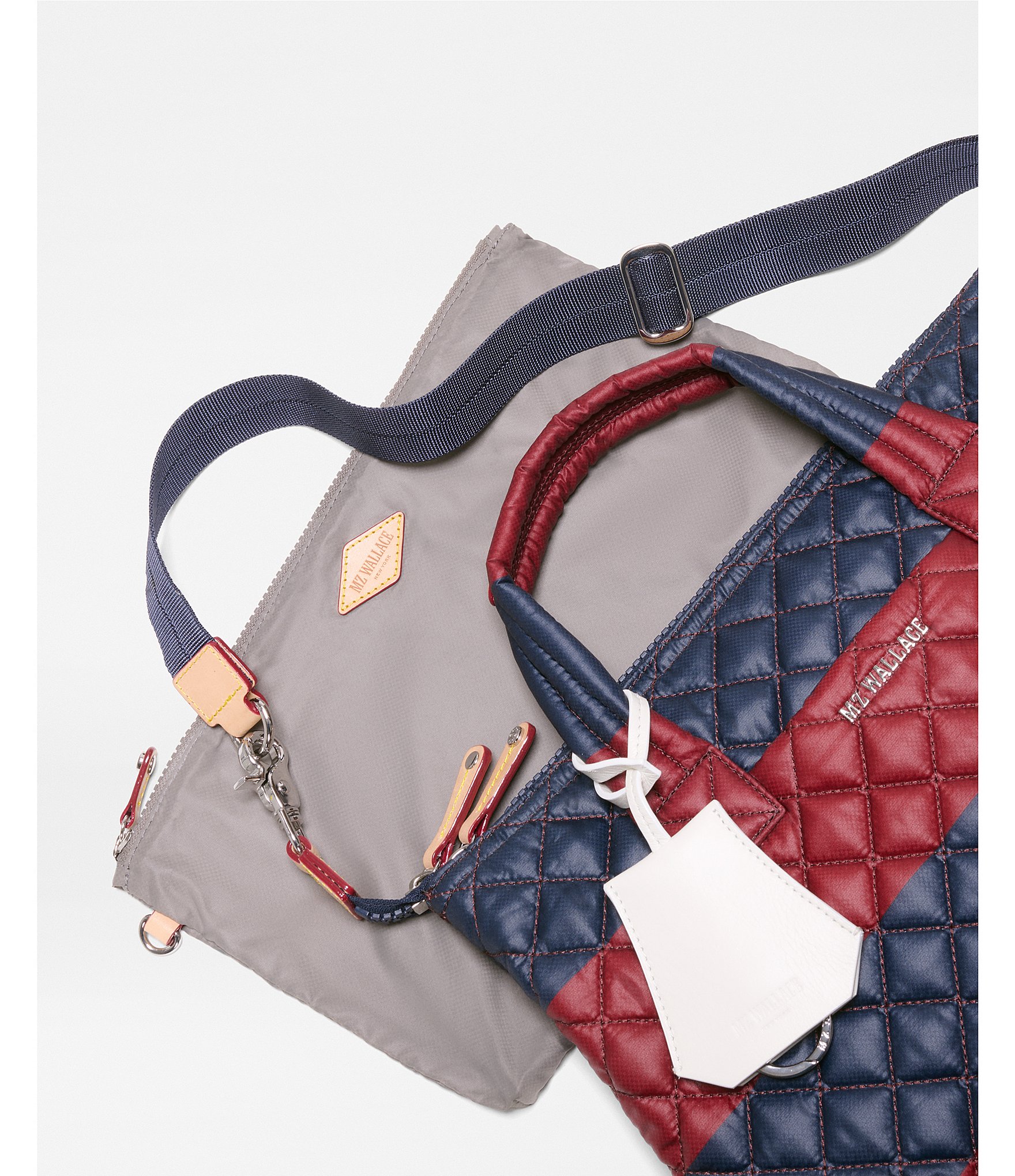 MZ Wallace Rugby Stripe Small Sutton Deluxe Tote Bag