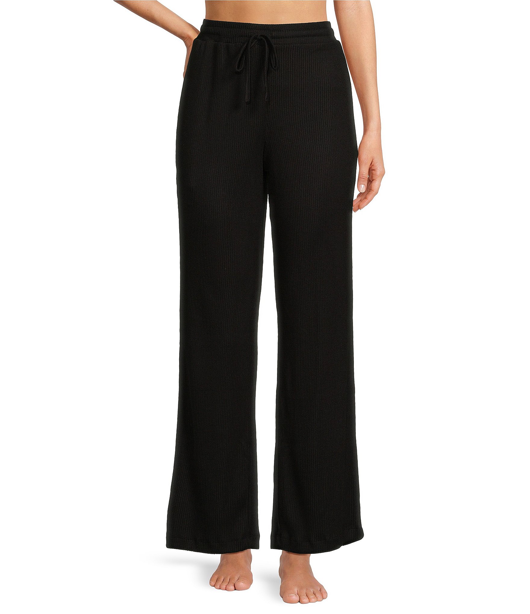 N By Natori Brushed Knit Coordinating Straight Leg Lounge Pant
