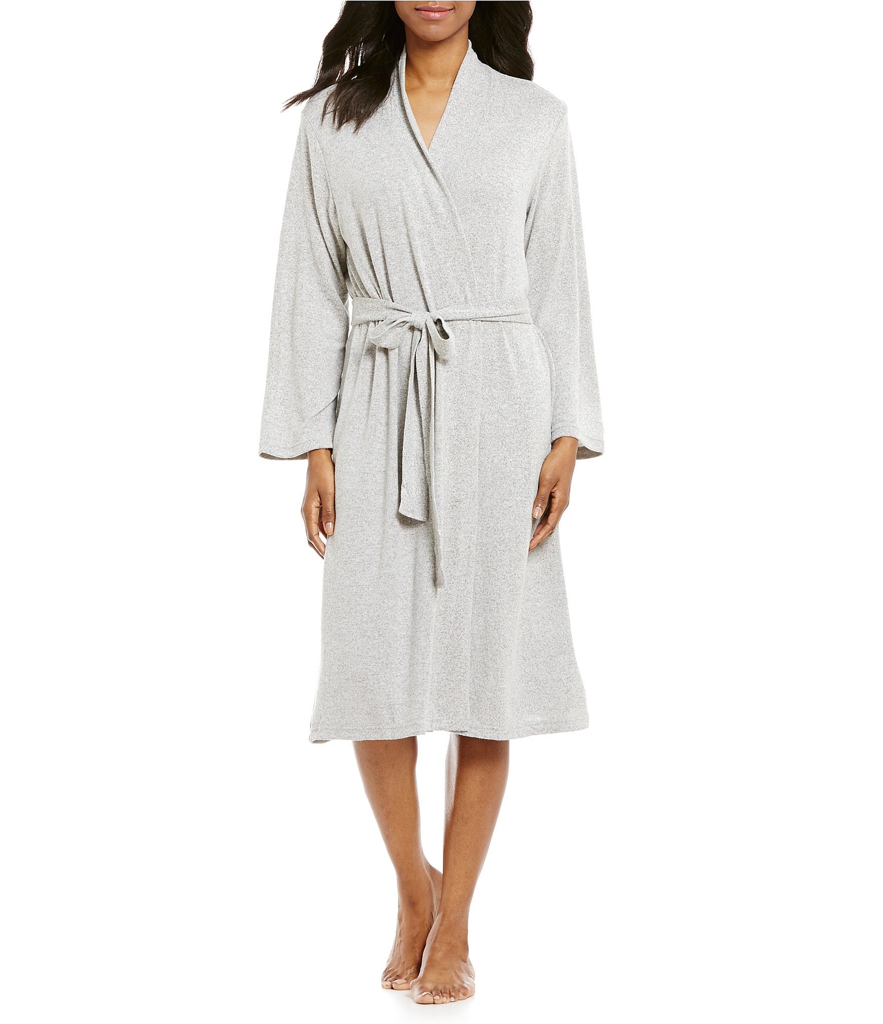 N by Natori Soho Brushed Knit Cozy Wrap Robe