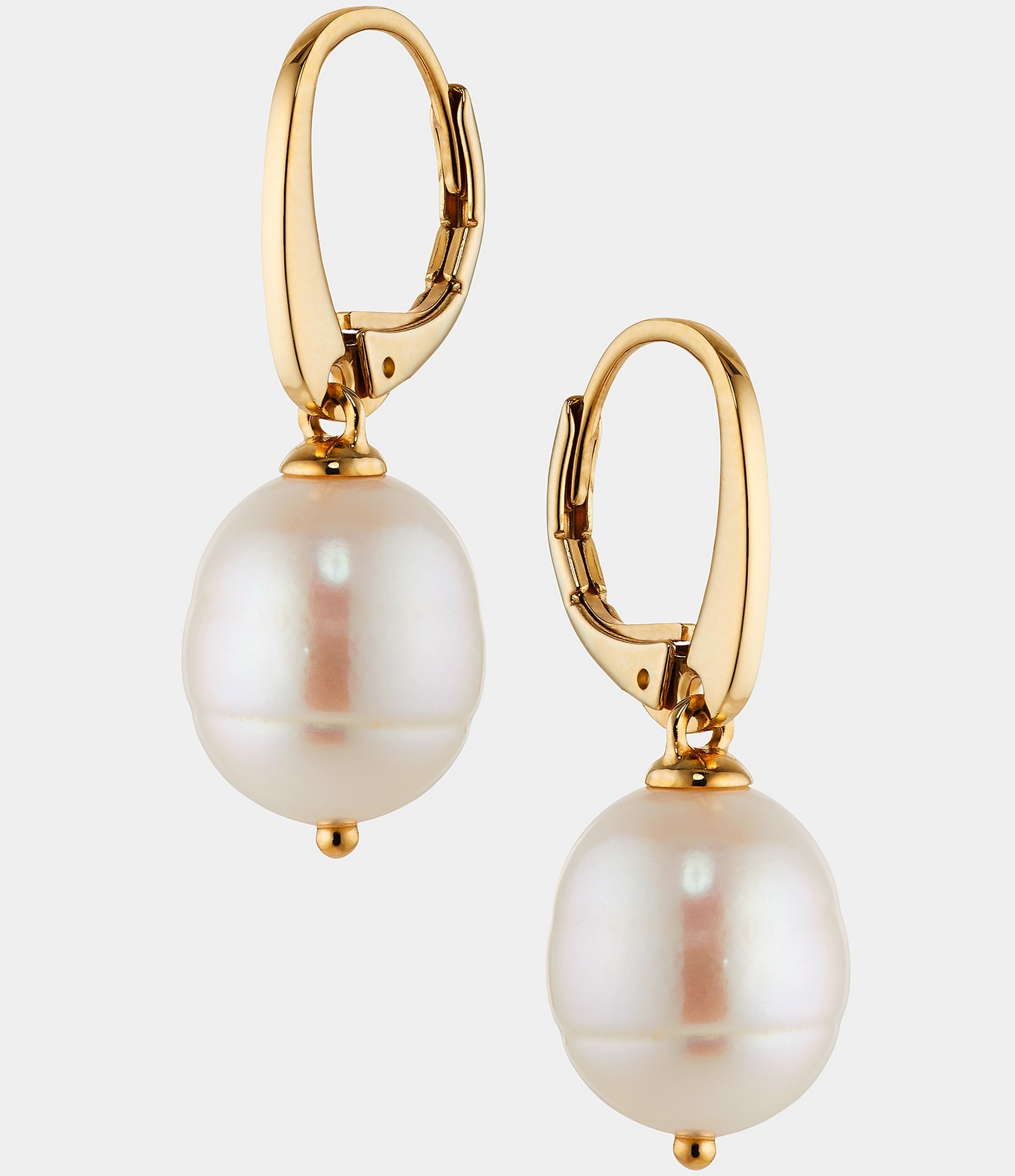 Nadri 10mm Freshwater Pearl Gold Drop Earrings | Dillard's