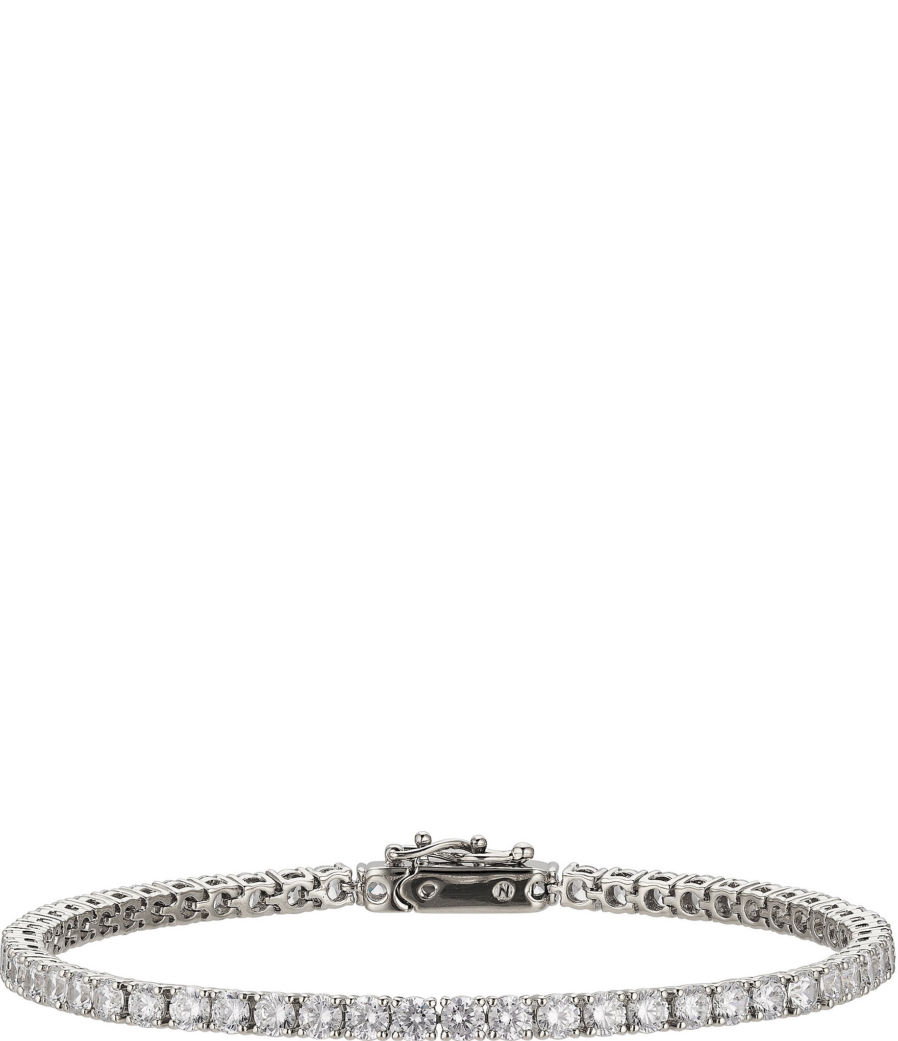 Nadri 3mm CZ Tennis Crystal Line Bracelet