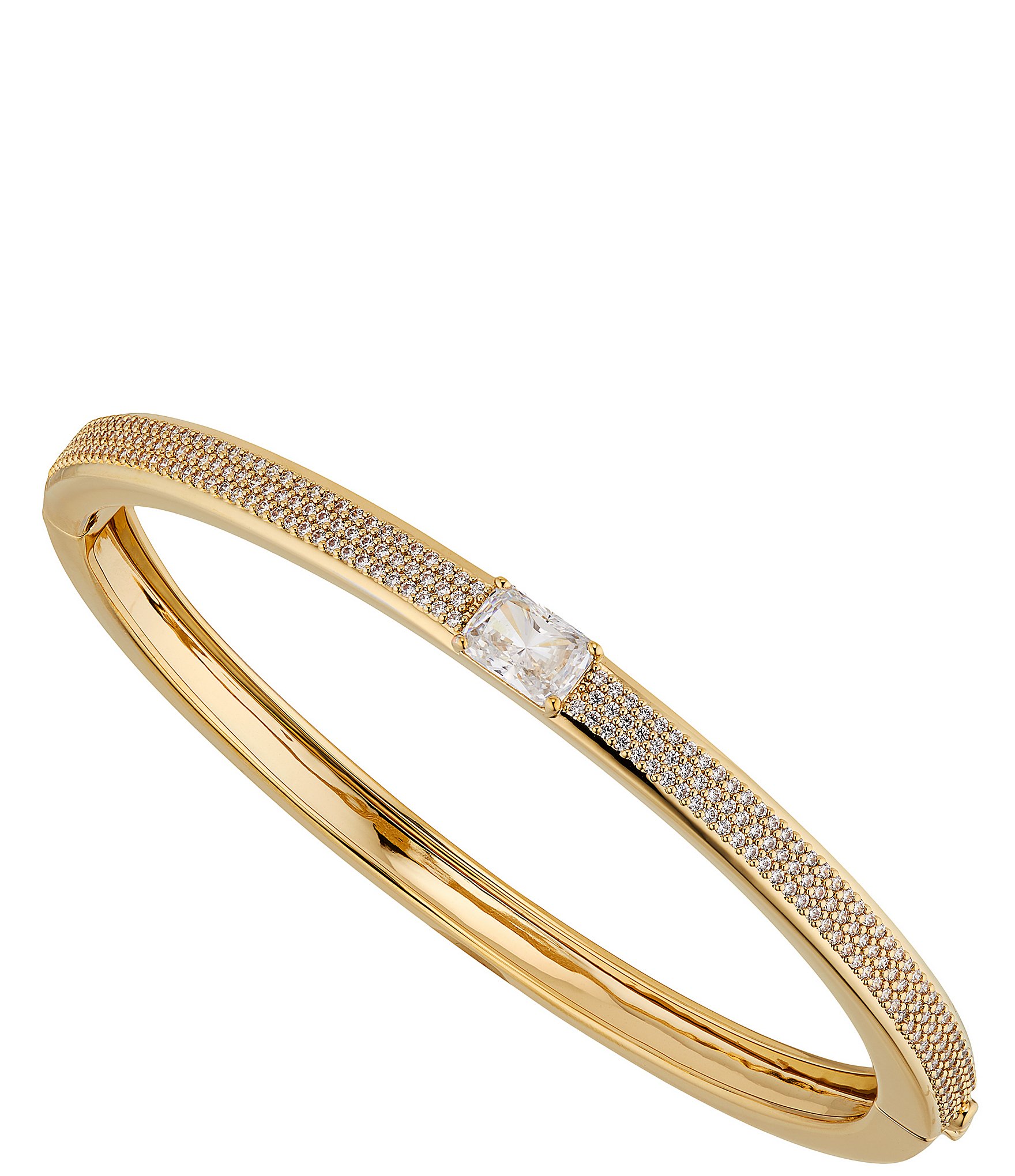 Nadri Crystal Hinge Bangle Bracelet | Dillard's