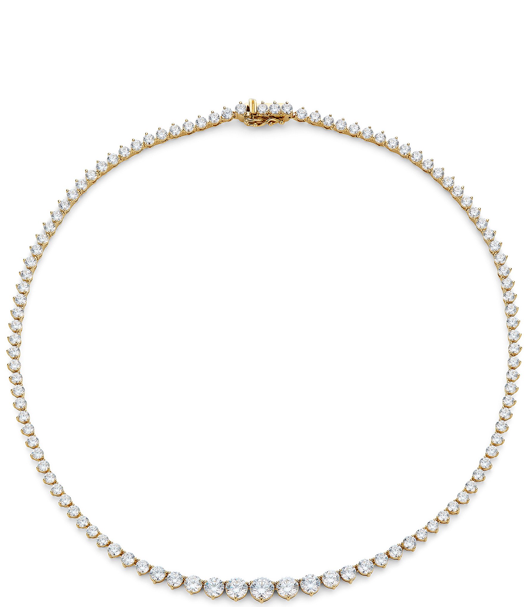 Nadri Graduated Crystal Tennis Collar Necklace | Dillard's