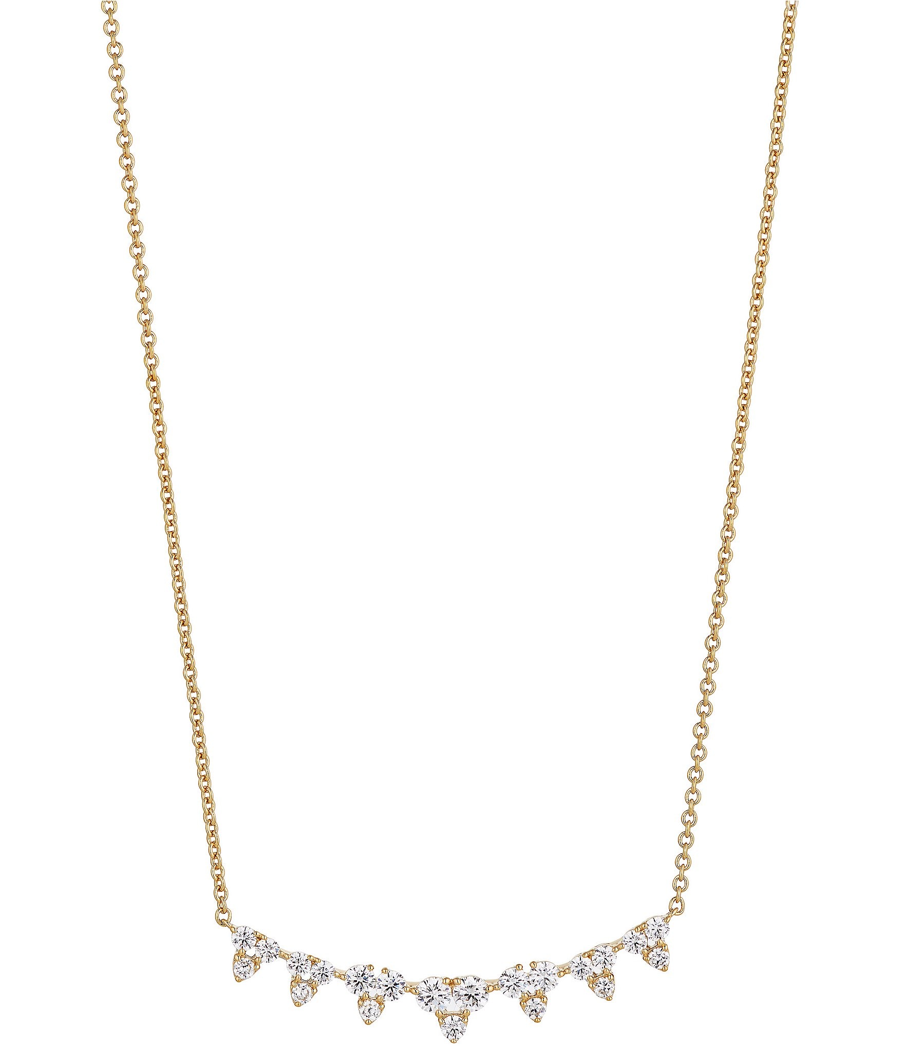 Nadri Pavtheway Frontal Gold Collar Necklace | Dillard's