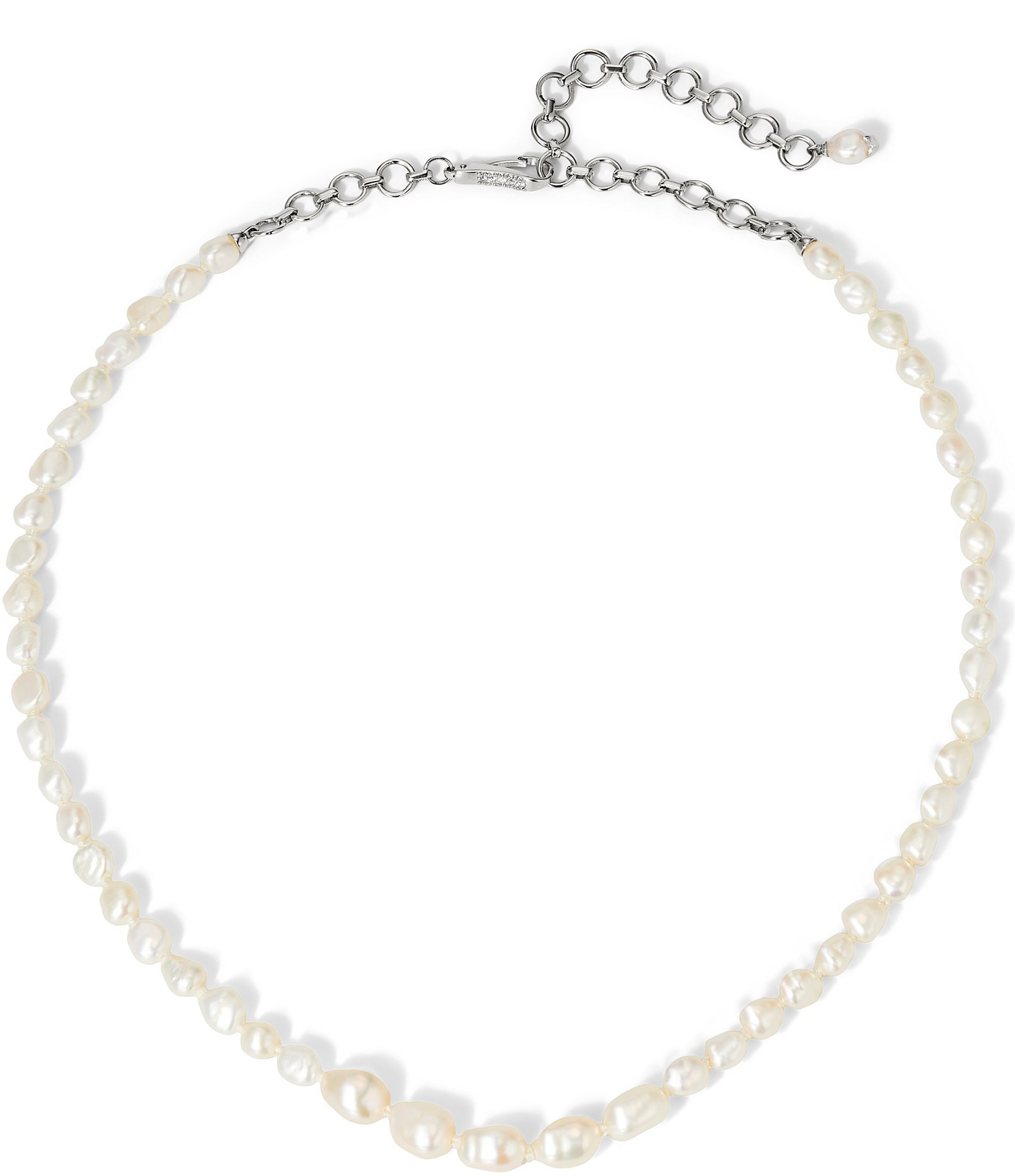 Nadri Siren Pearl Full Collar Necklace