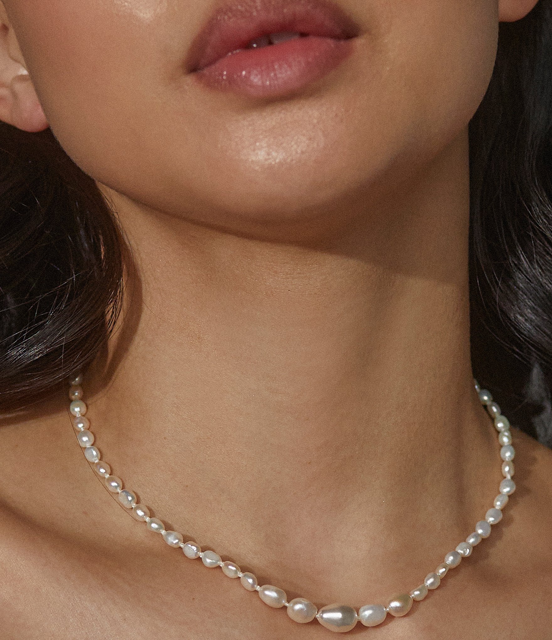 Nadri Siren Pearl Full Collar Necklace