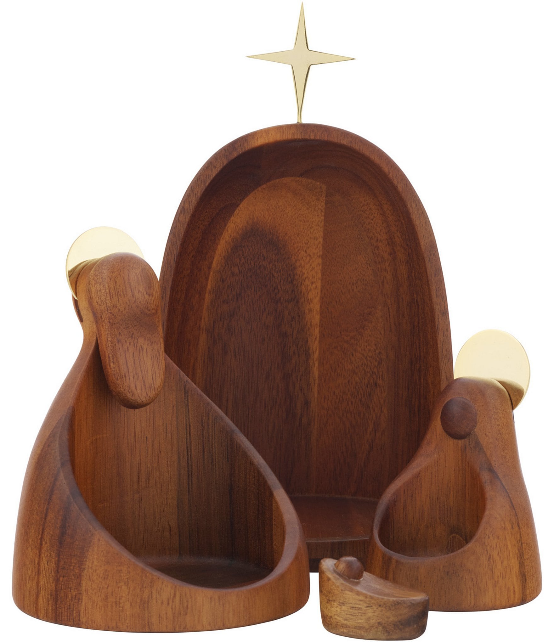 Nambe Holiday Nesting Nativity