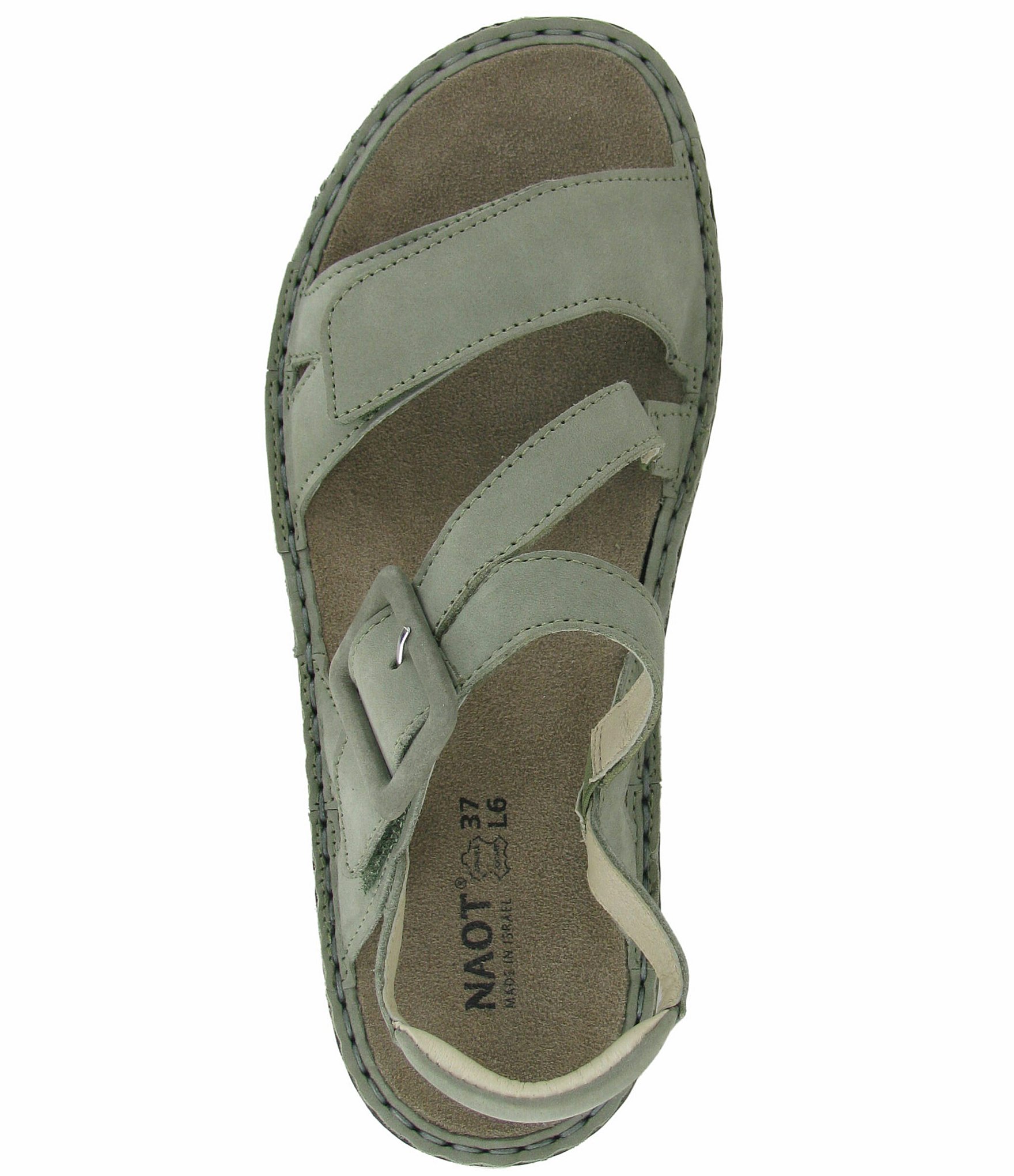 Naot Castelo Nubuck Buckle Strap Sandals