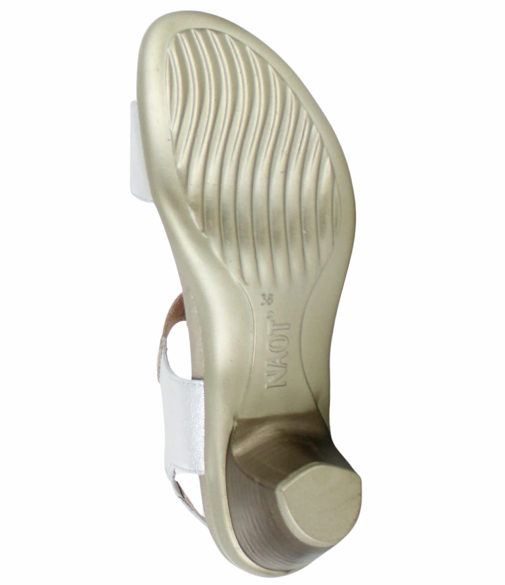 Naot Extant Leather Banded Heeled Sandals