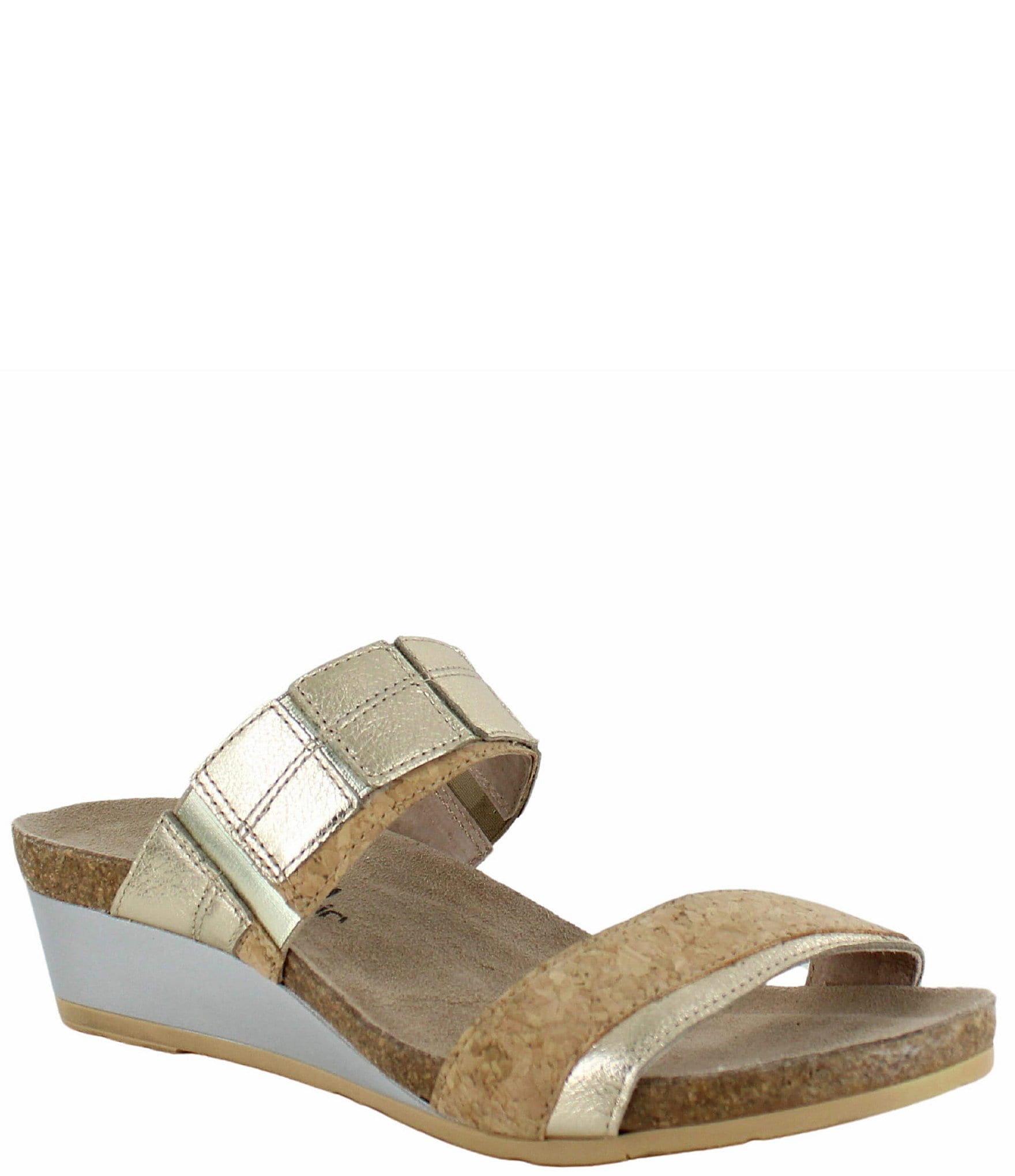 Naot Women's Mikela Wedge Sandal - Adjustable Buckle Straps, Anatomic Cork Footbed, 1.5" Wedge - View #2