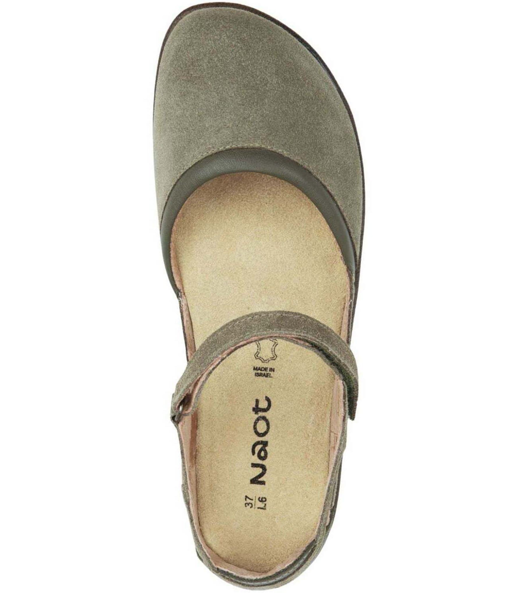 Naot Tekapo Suede Mary Jane Clogs