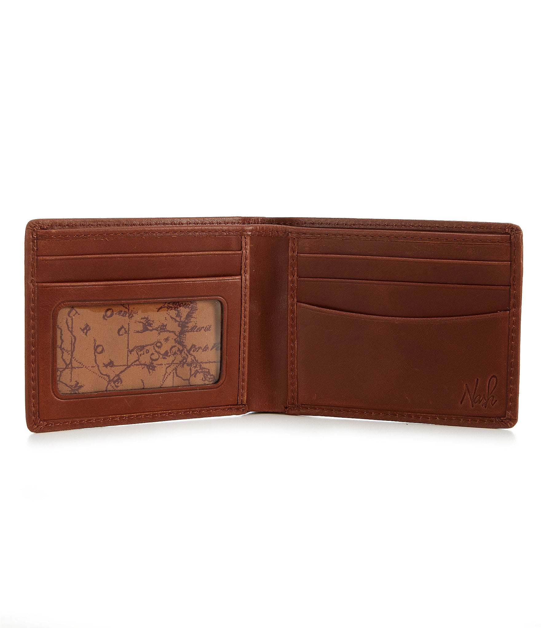 Nash Amalfi Double Billfold Leather Wallet